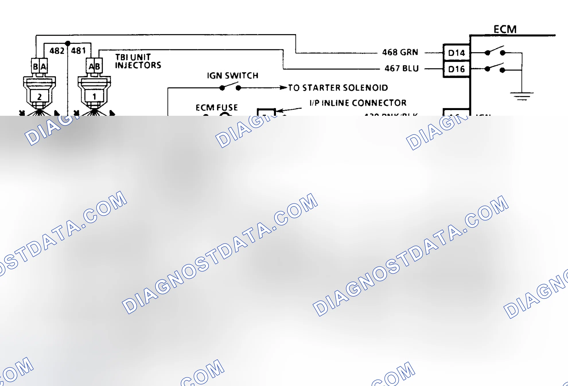 Scheme 11: HEI Ignition & Injector Circuits (3.1L)