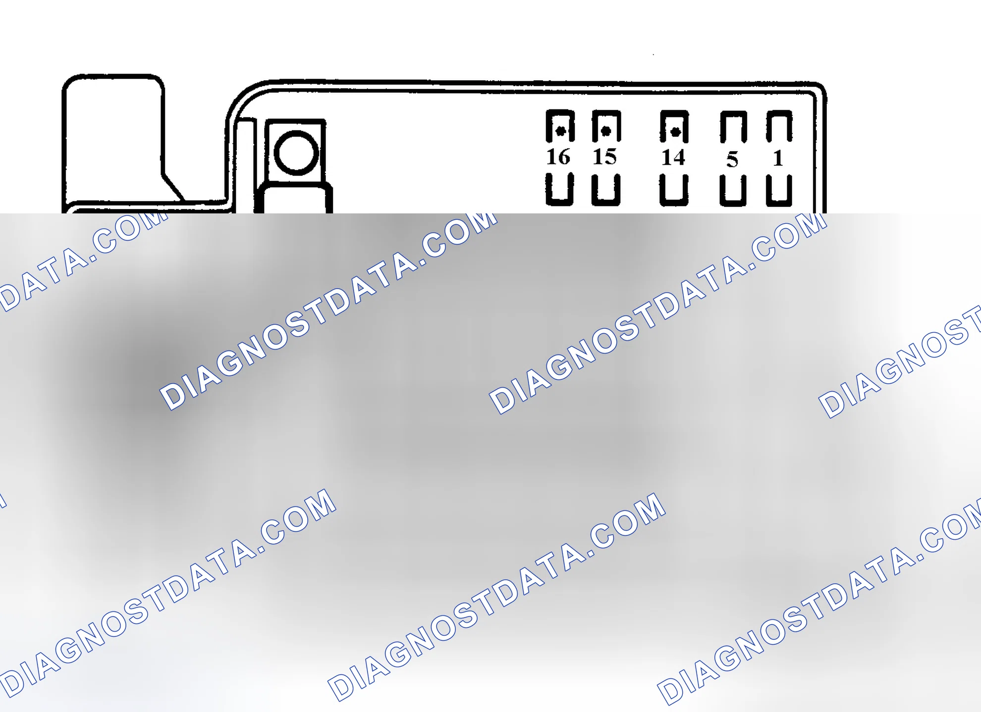 Scheme 12: UNDERHOOD FUSE PANEL IDENTIFICATION (1992-96)