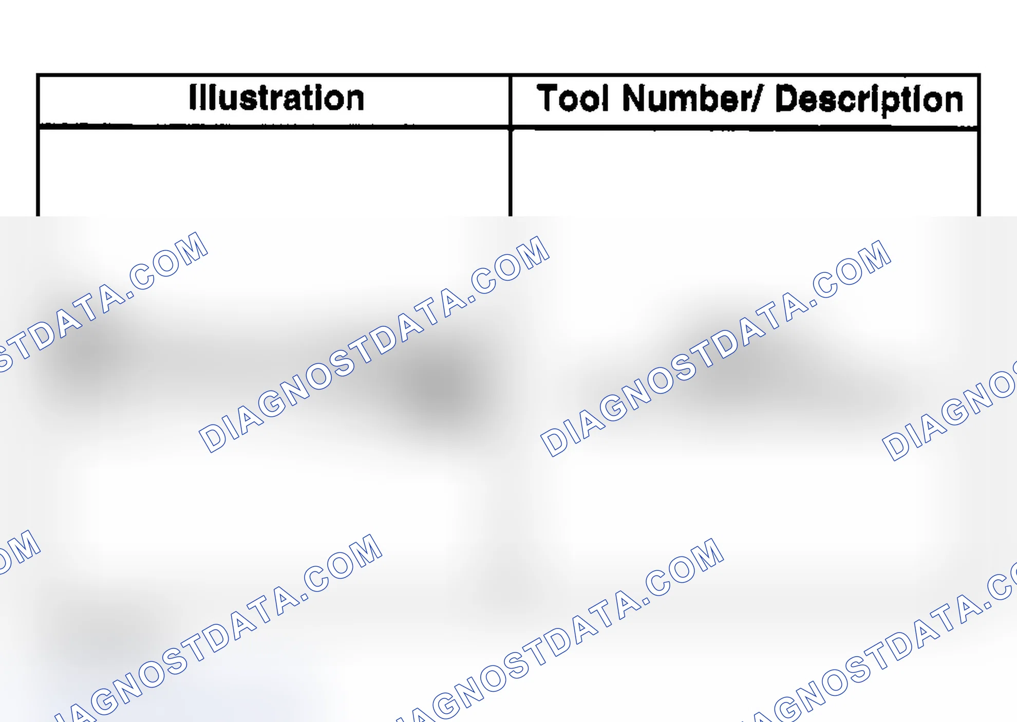 Scheme 157: Special Tools and Equipment