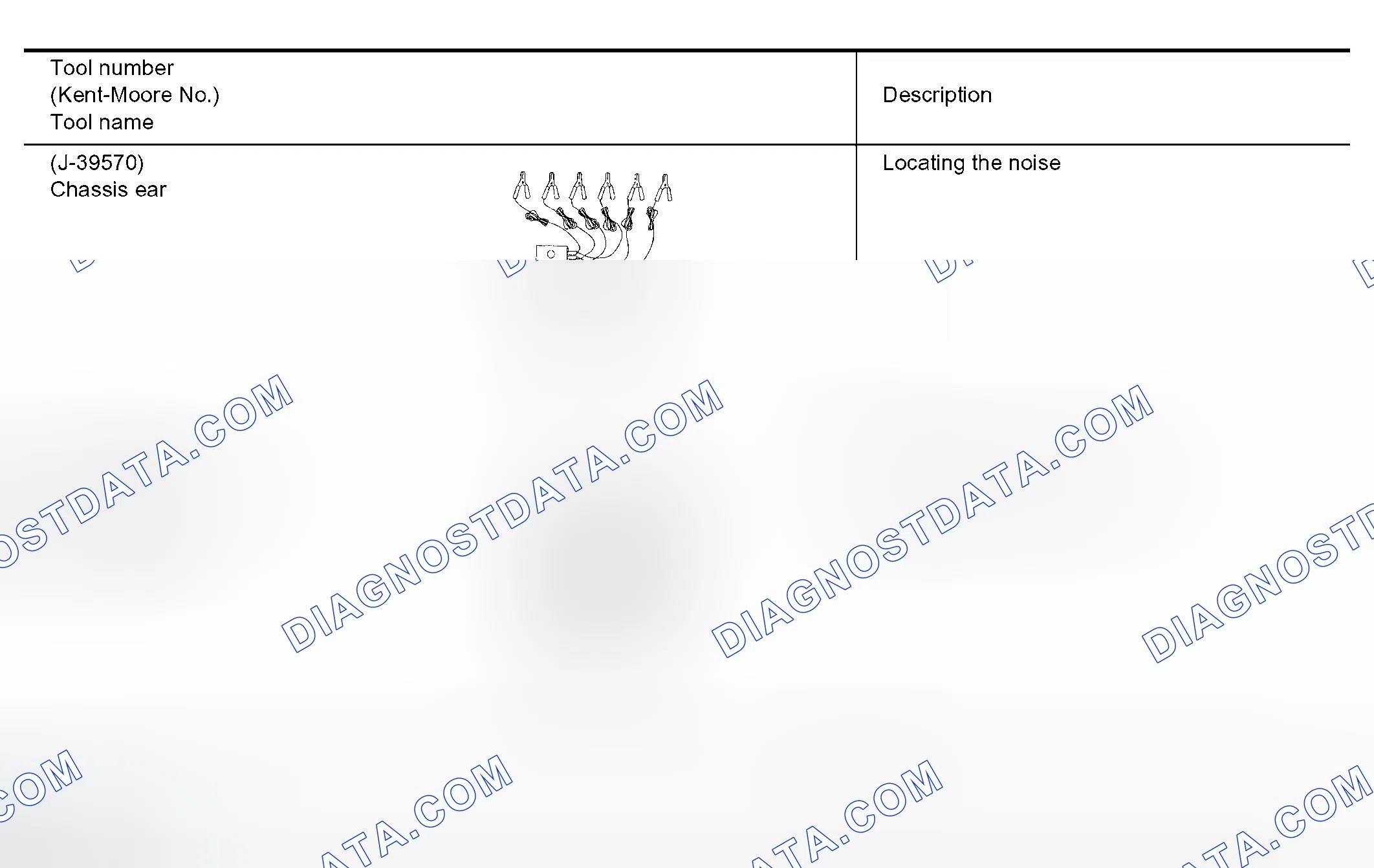 Scheme 17: Special service tool