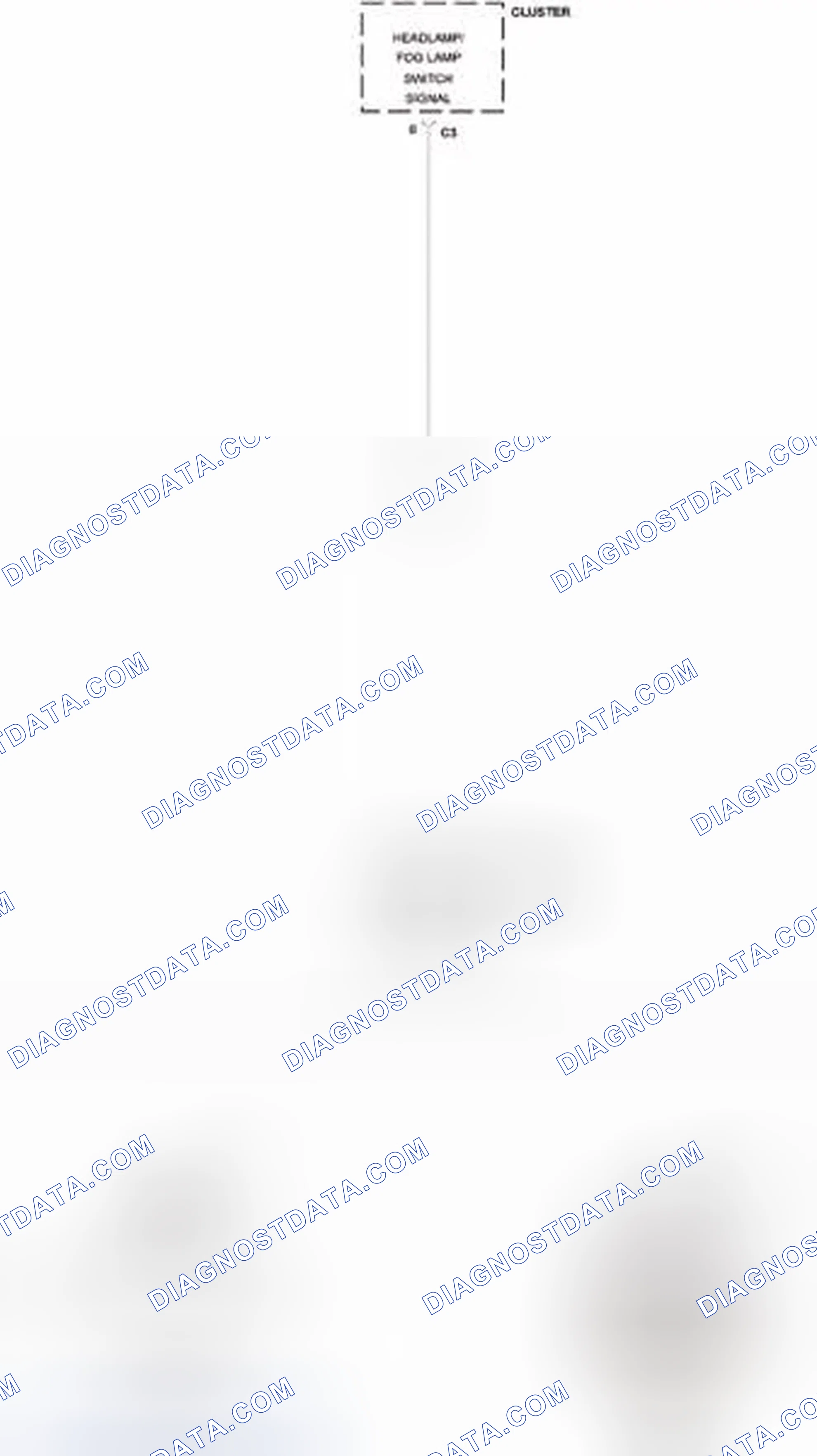Scheme 387: B1607-HEADLAMP SWITCH INPUT CIRCUIT LOW