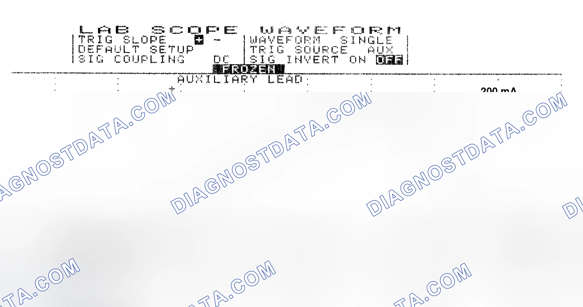 Scheme 13: Single Injector w/Normal Current Flow - Current Pattern