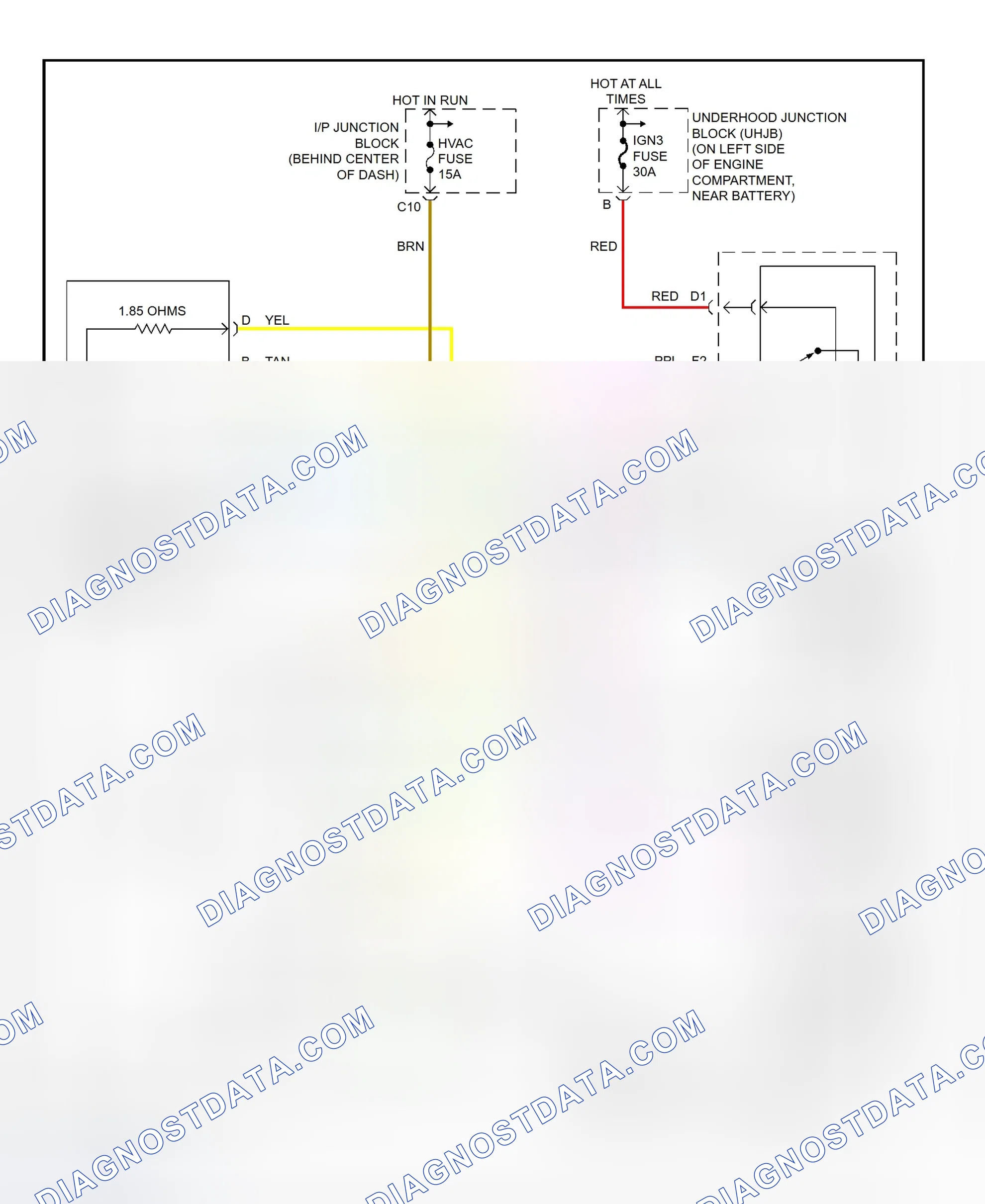 Fig. 2: Heater System Wiring Diagram (Saturn)