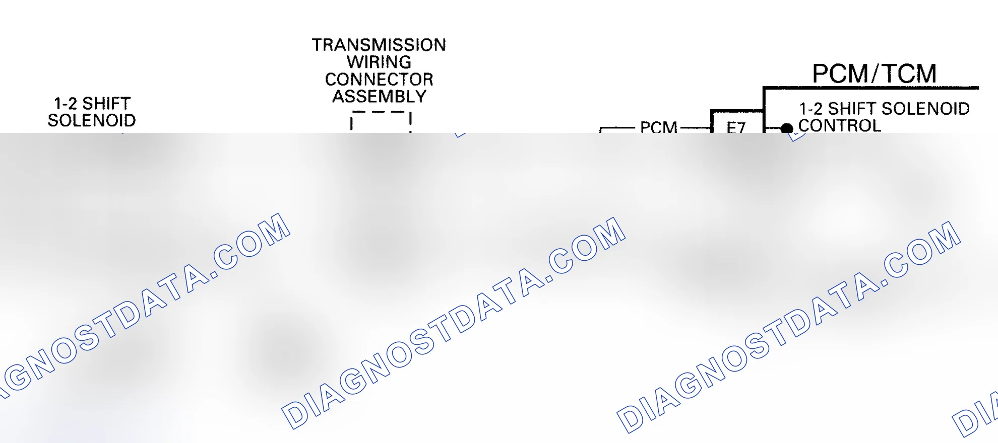 Scheme 207: DTC 82 Schematic (4L80-E) 1-2 Shift Solenoid Circuit Fault