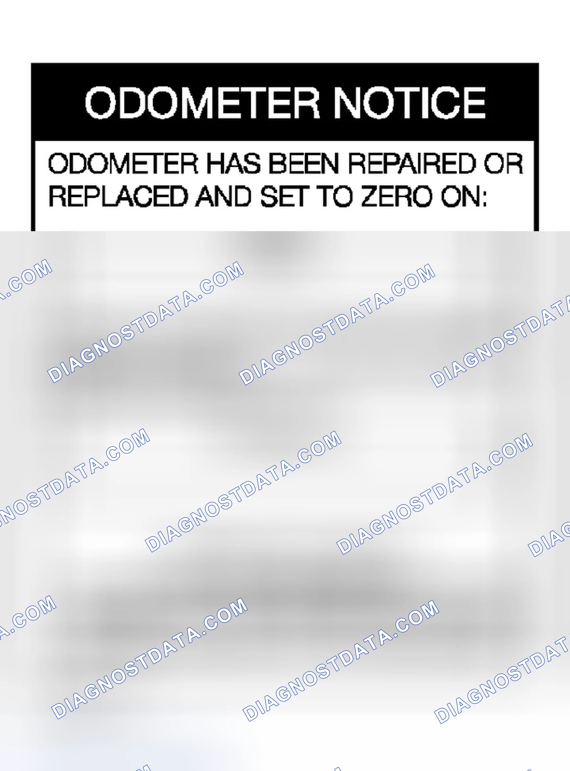 Scheme 72: Federal Odometer Disclosure Requirement 92-513