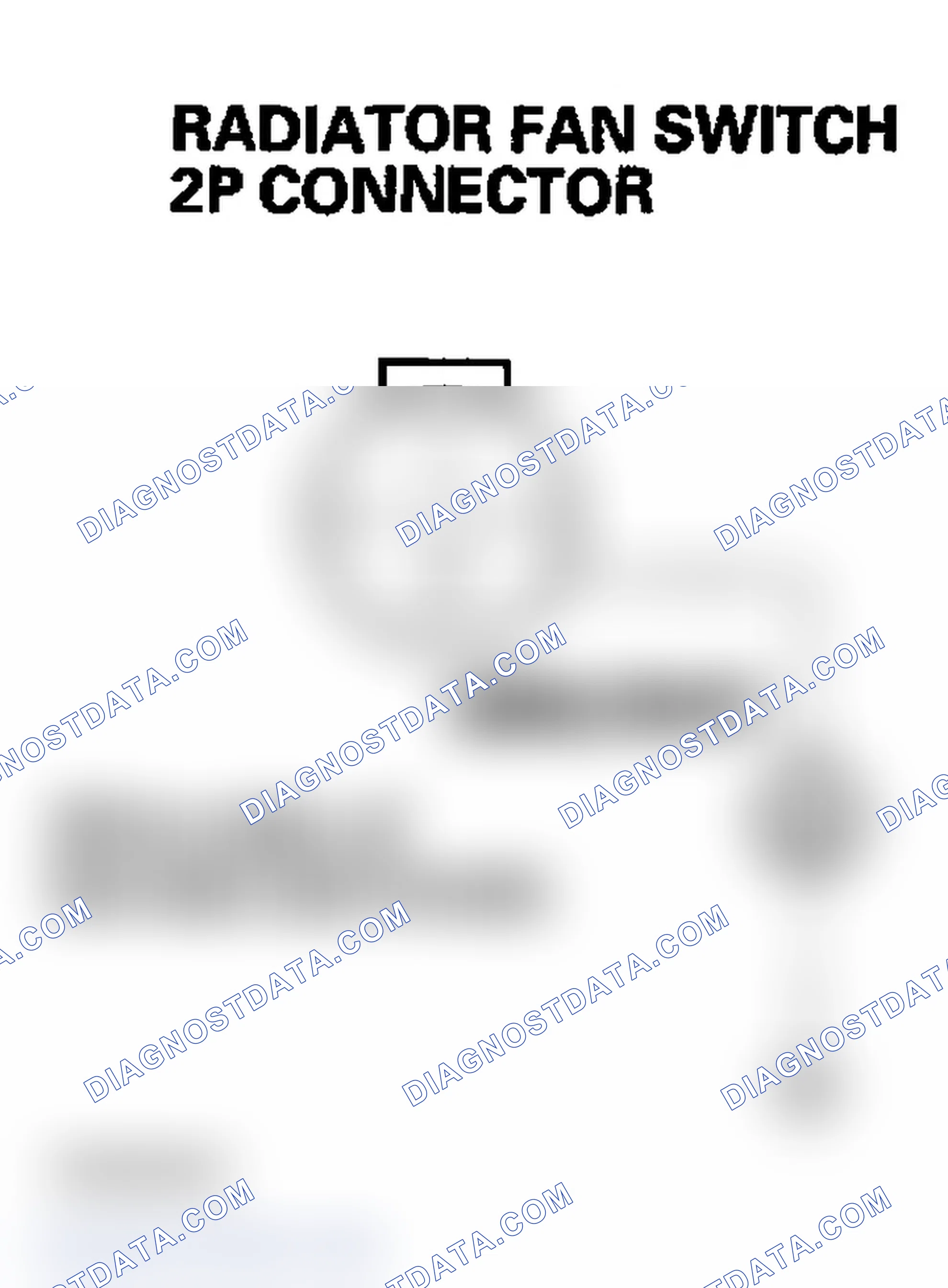 Scheme 12: Radiator Fan Switch Circuit Troubleshooting (Short)