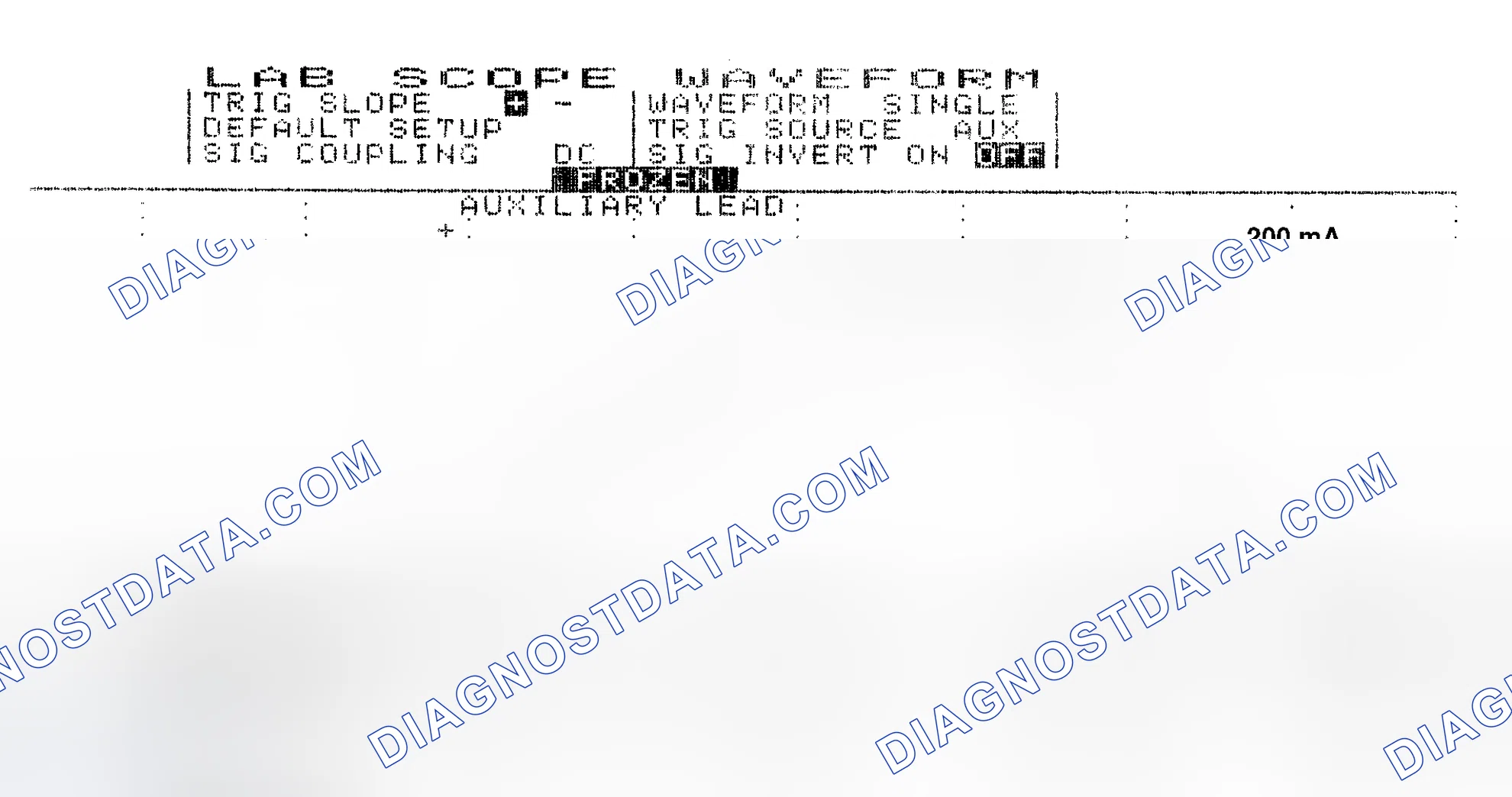 Scheme 13: Single Injector w/Normal Current Flow - Current Pattern