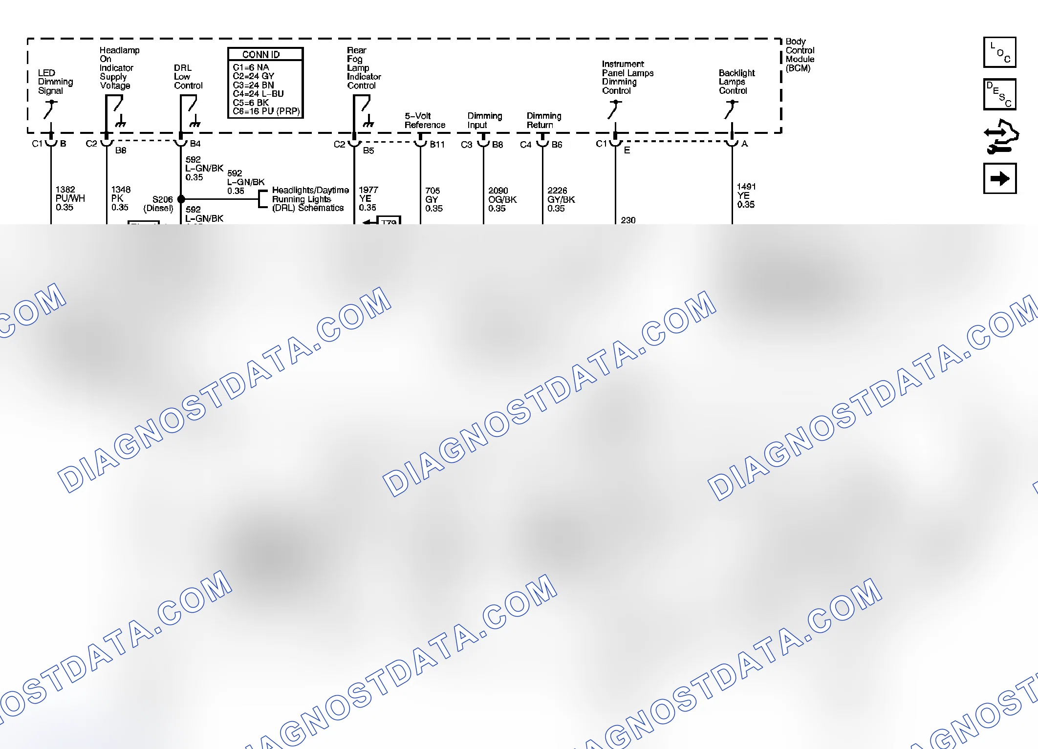 Scheme 17: Interior Lights Dimming Schematics