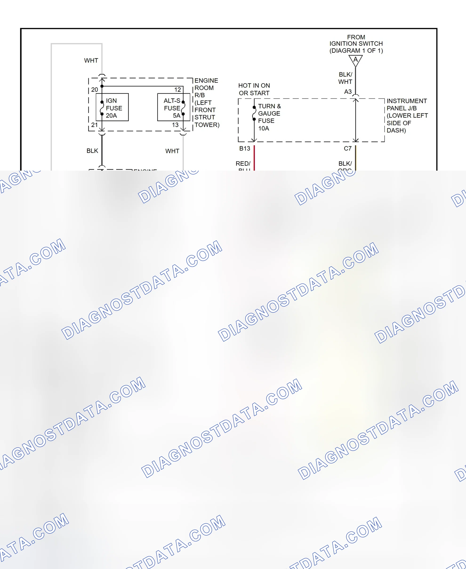 Scheme 8: Charging System Wiring Diagram (RAV4)
