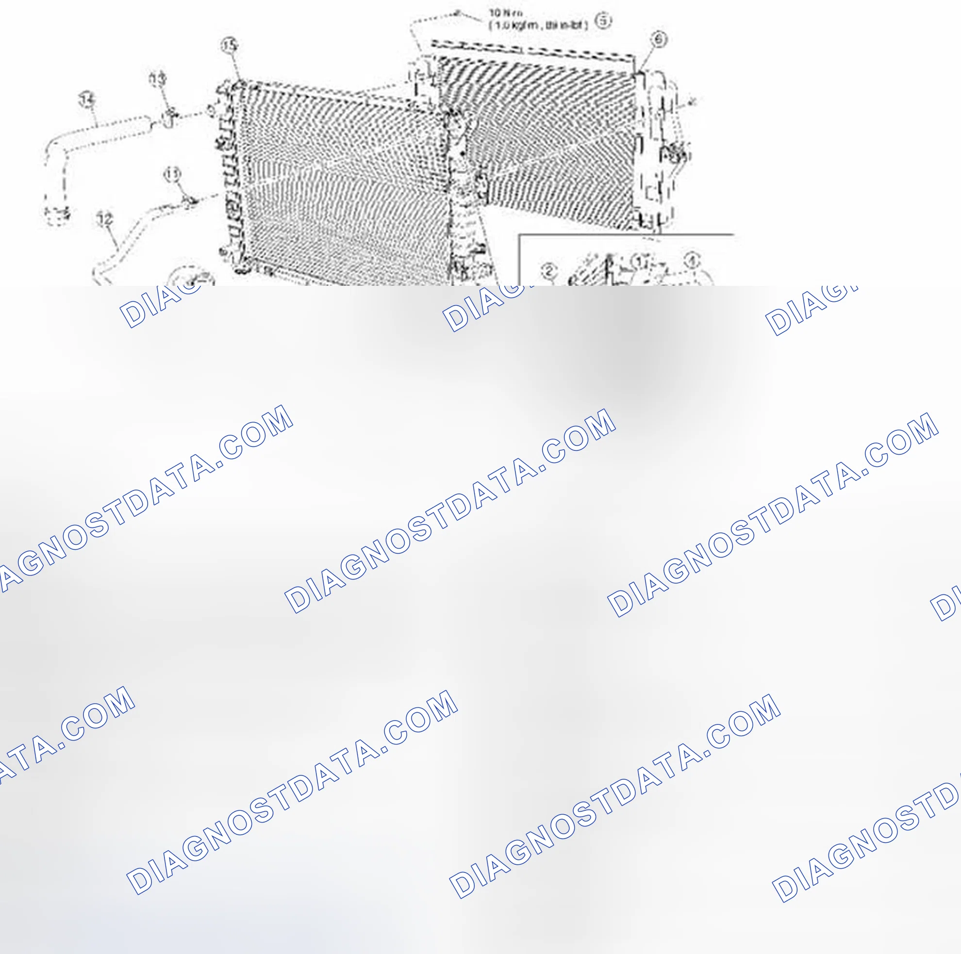Scheme 995: RADIATOR REMOVAL/INSTALLATION - HYBRID