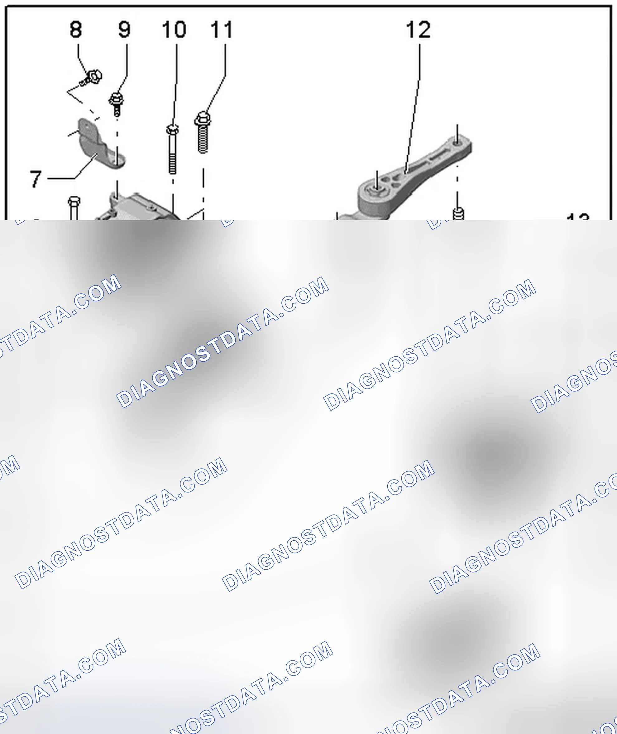 Scheme 60: ENGINE AND TRANSMISSION MOUNT OVERVIEW