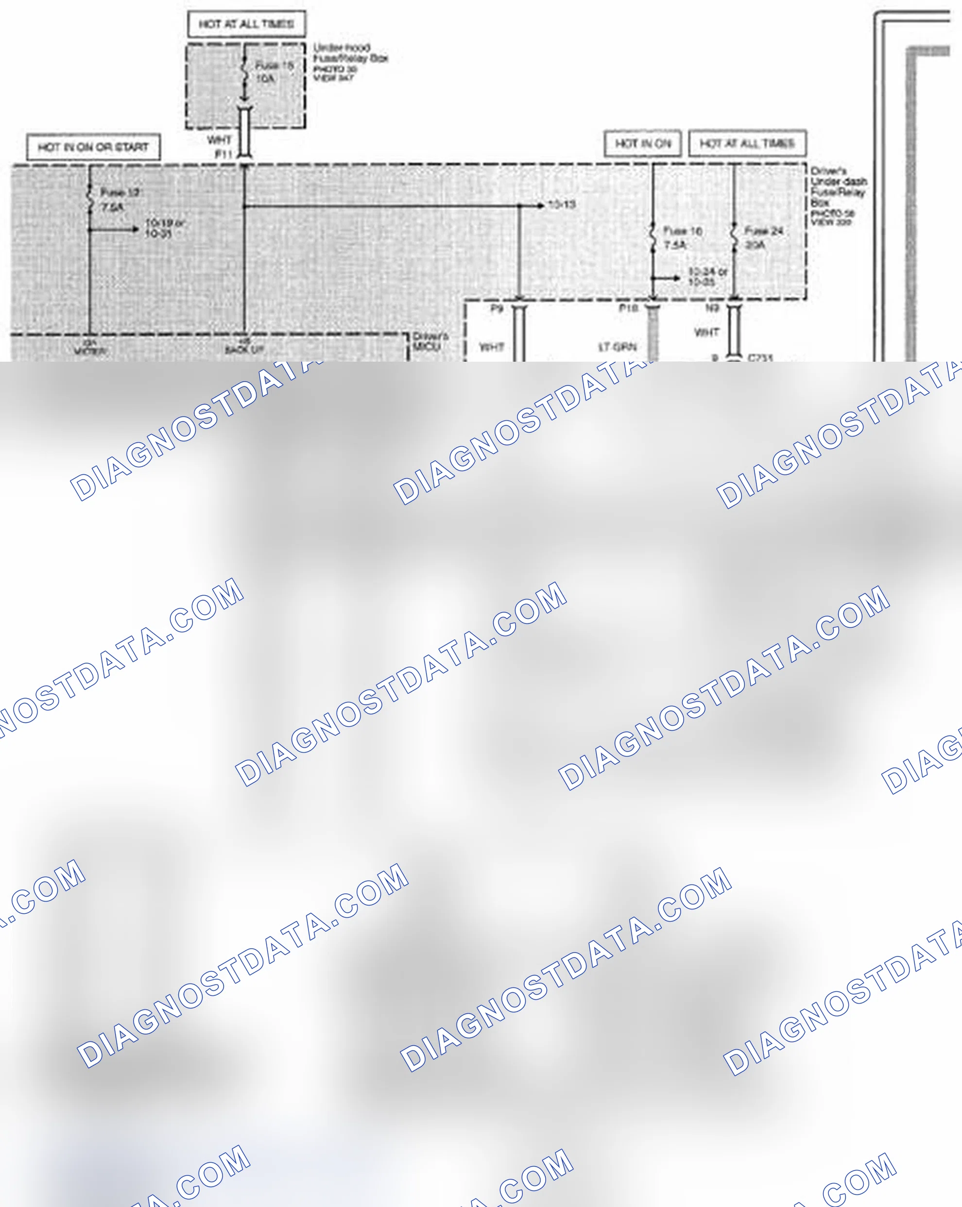Scheme 398: Trunk Lid Opener Circuit Diagram (Page 134-2)