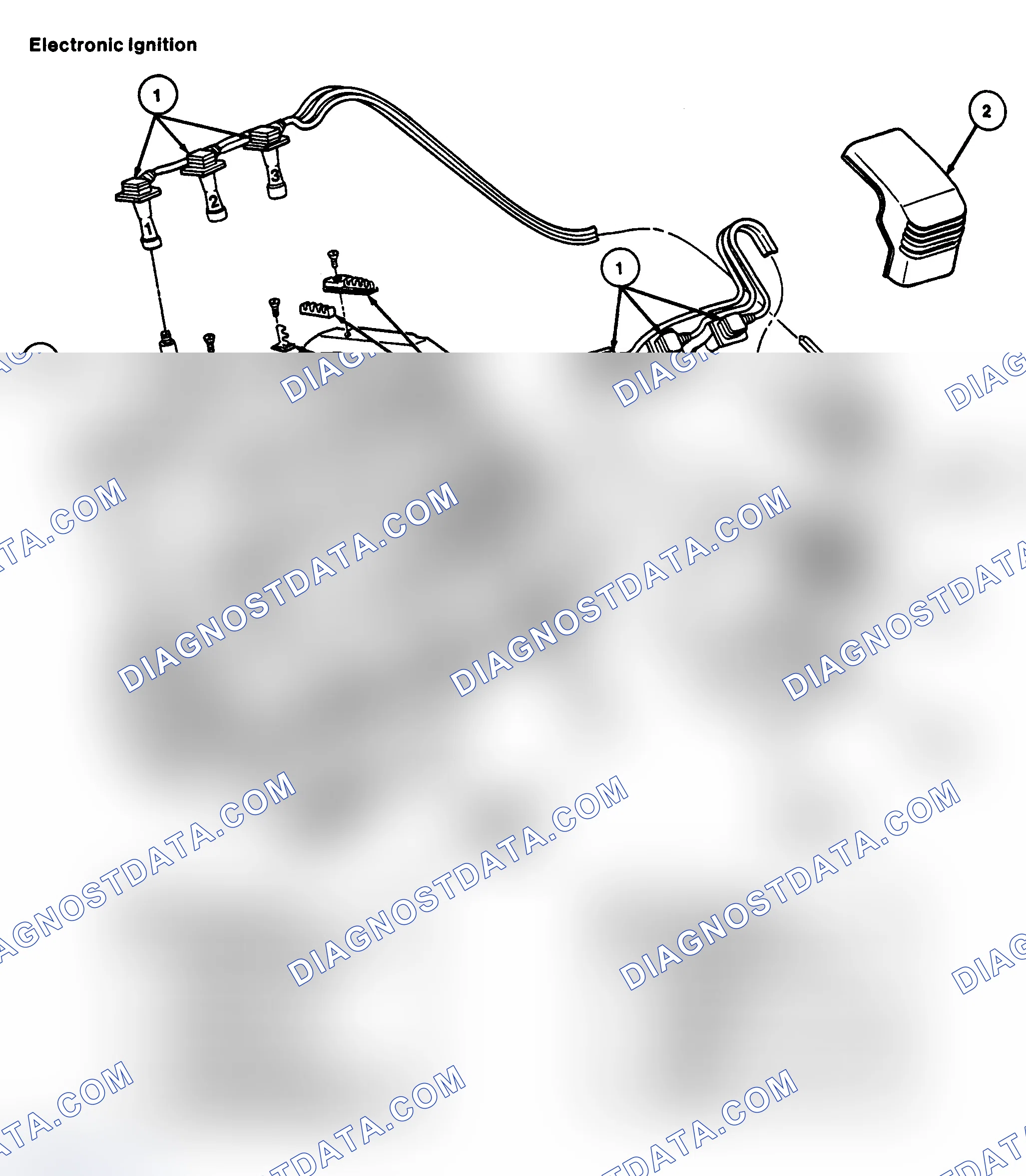 Scheme 3: Spark Plug Wire Routing (3.0L SHO)