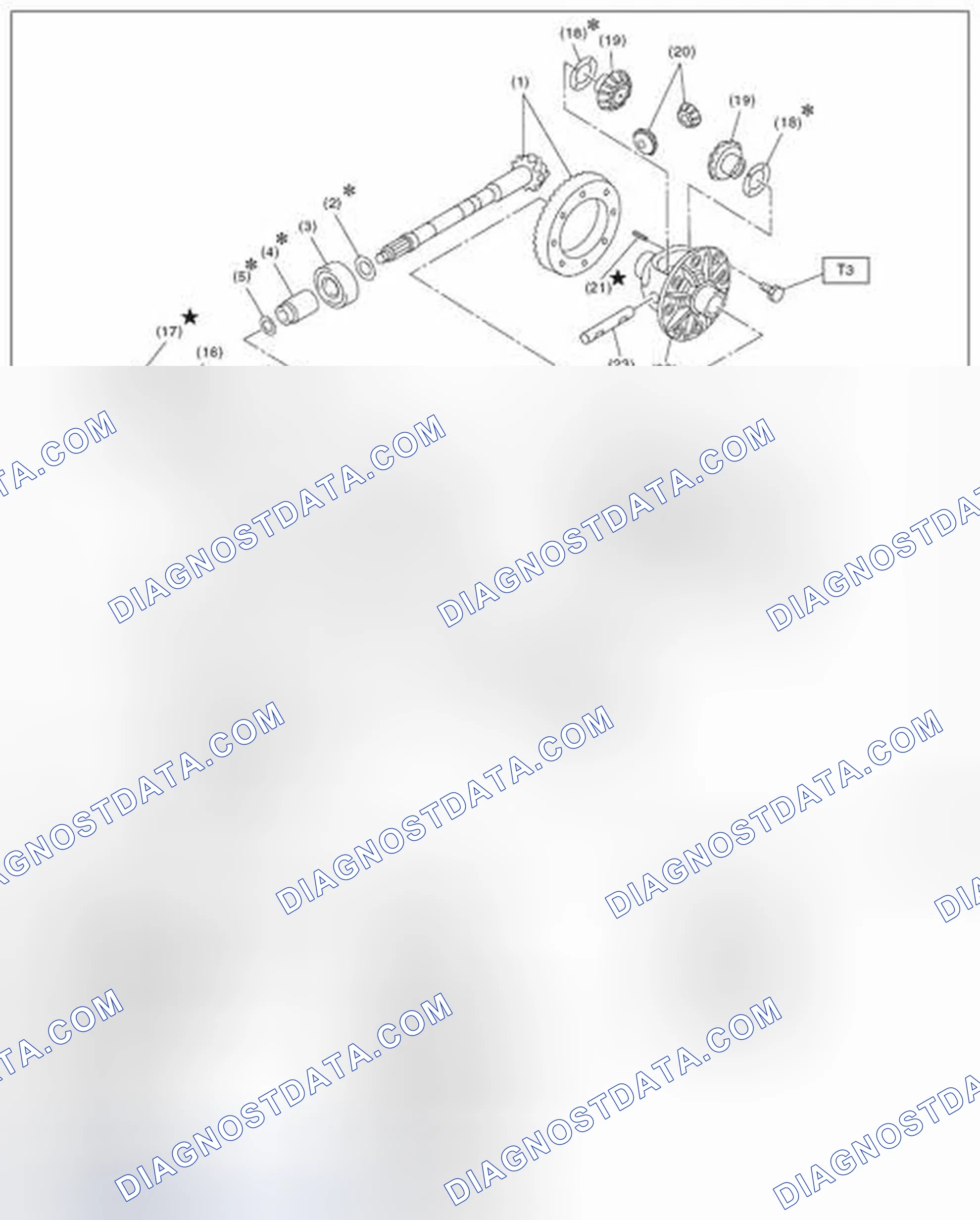 Scheme 93: REAR DIFFERENTIAL (VA1-TYPE)