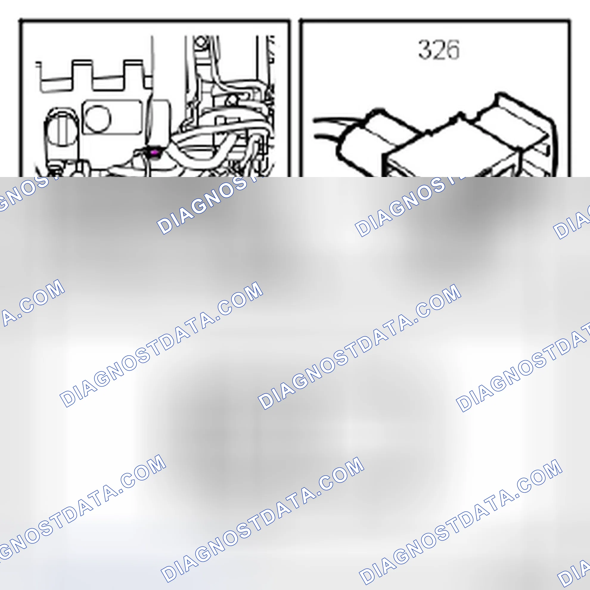 Scheme 847: Secondary air injection pump motor (326)