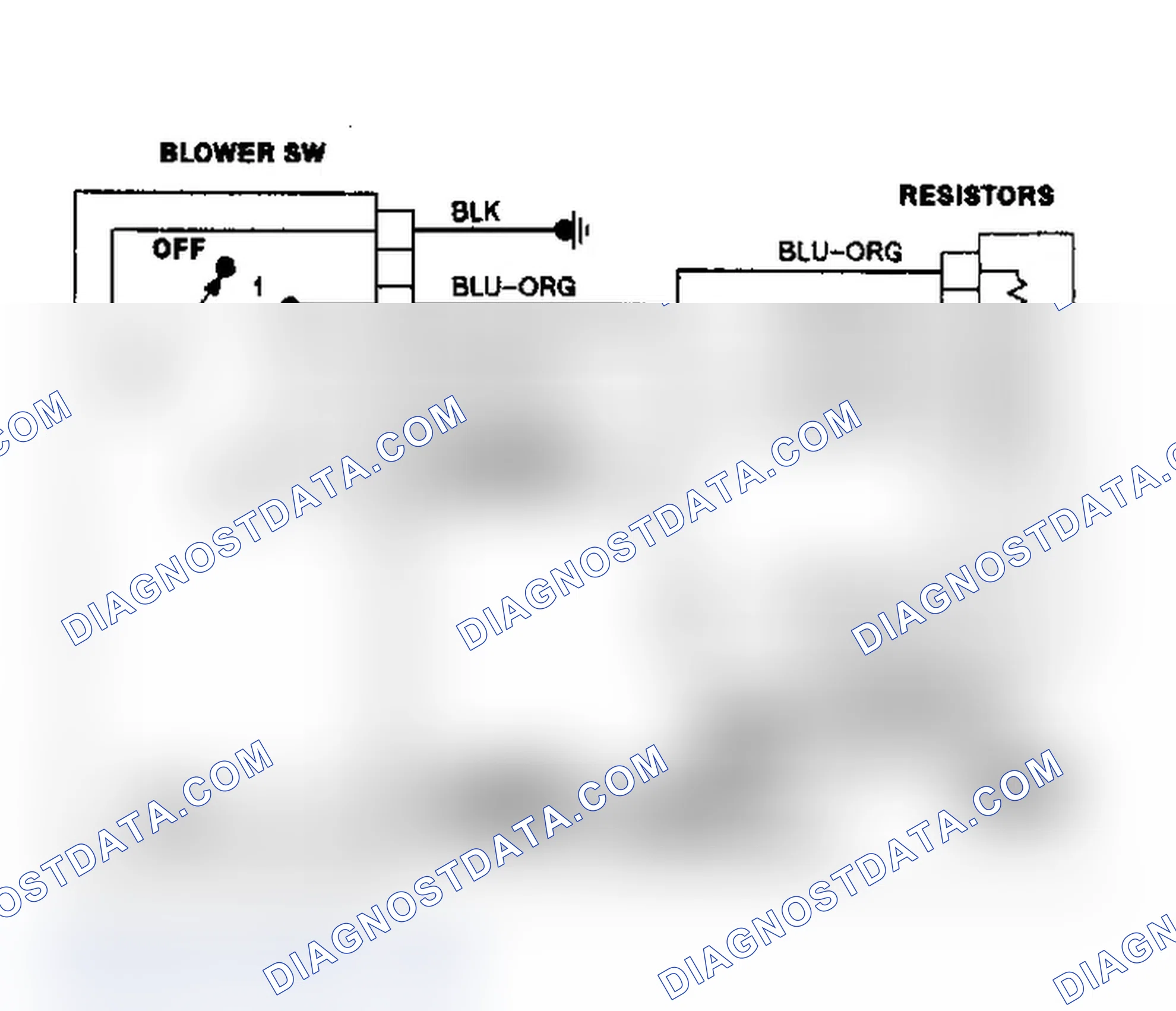 Fig. 4: Sentra Heater System Wiring Diagram