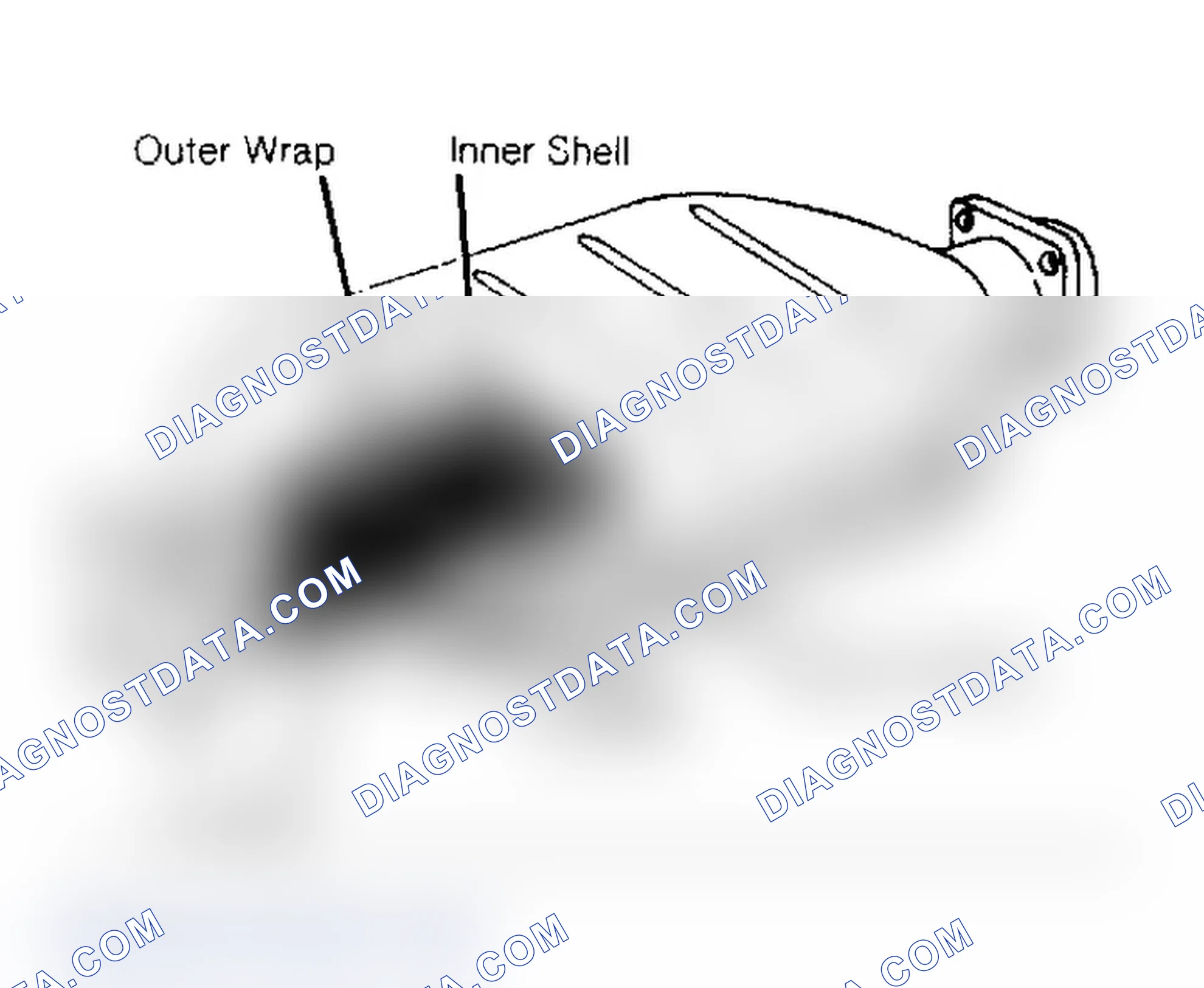 Fig. 1: Cutaway View of Bead-Type Catalytic Converter Beads may be replaced.
