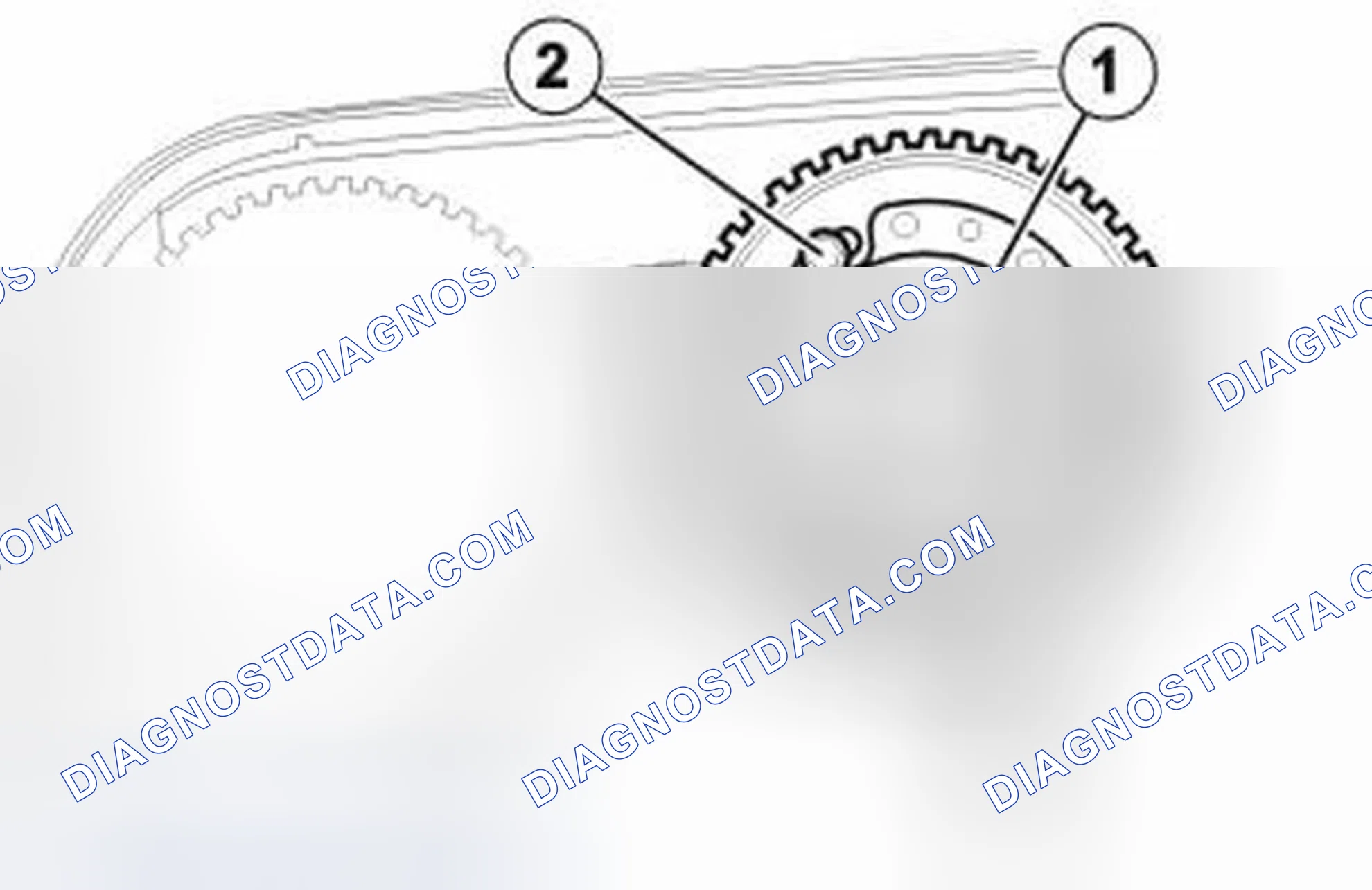 Scheme 507: Installing the variable valve timing unit on the camshaft