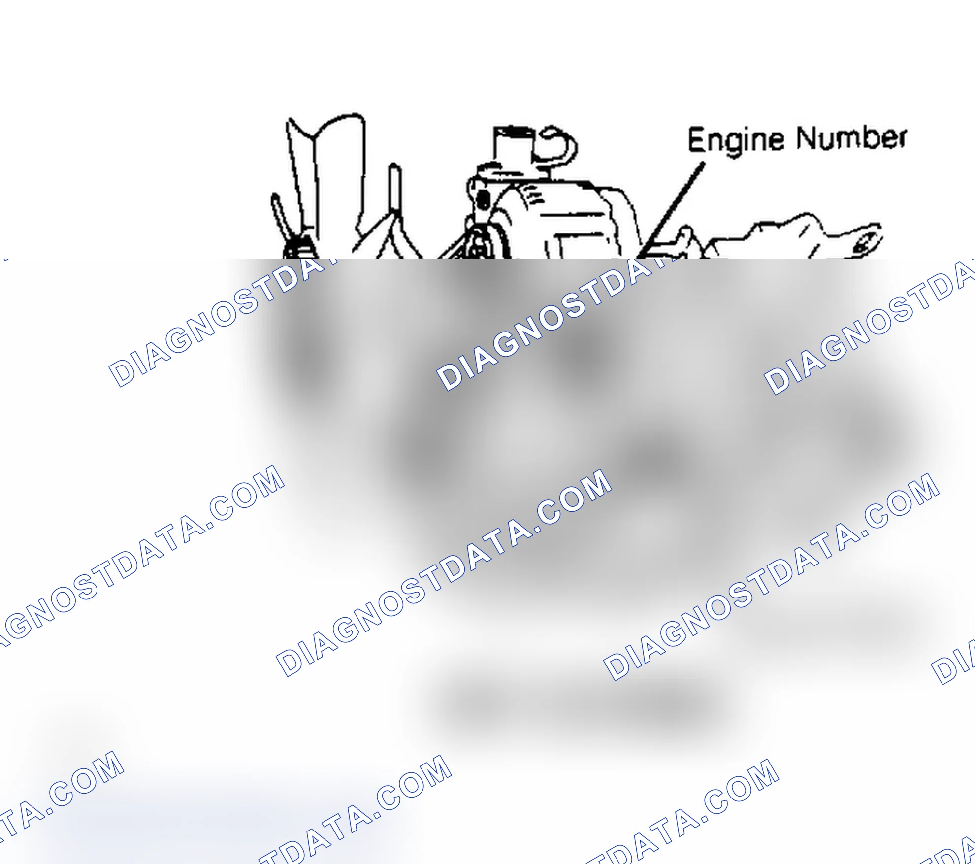 Scheme 5: Engine Code Location (RX7 1.3L)