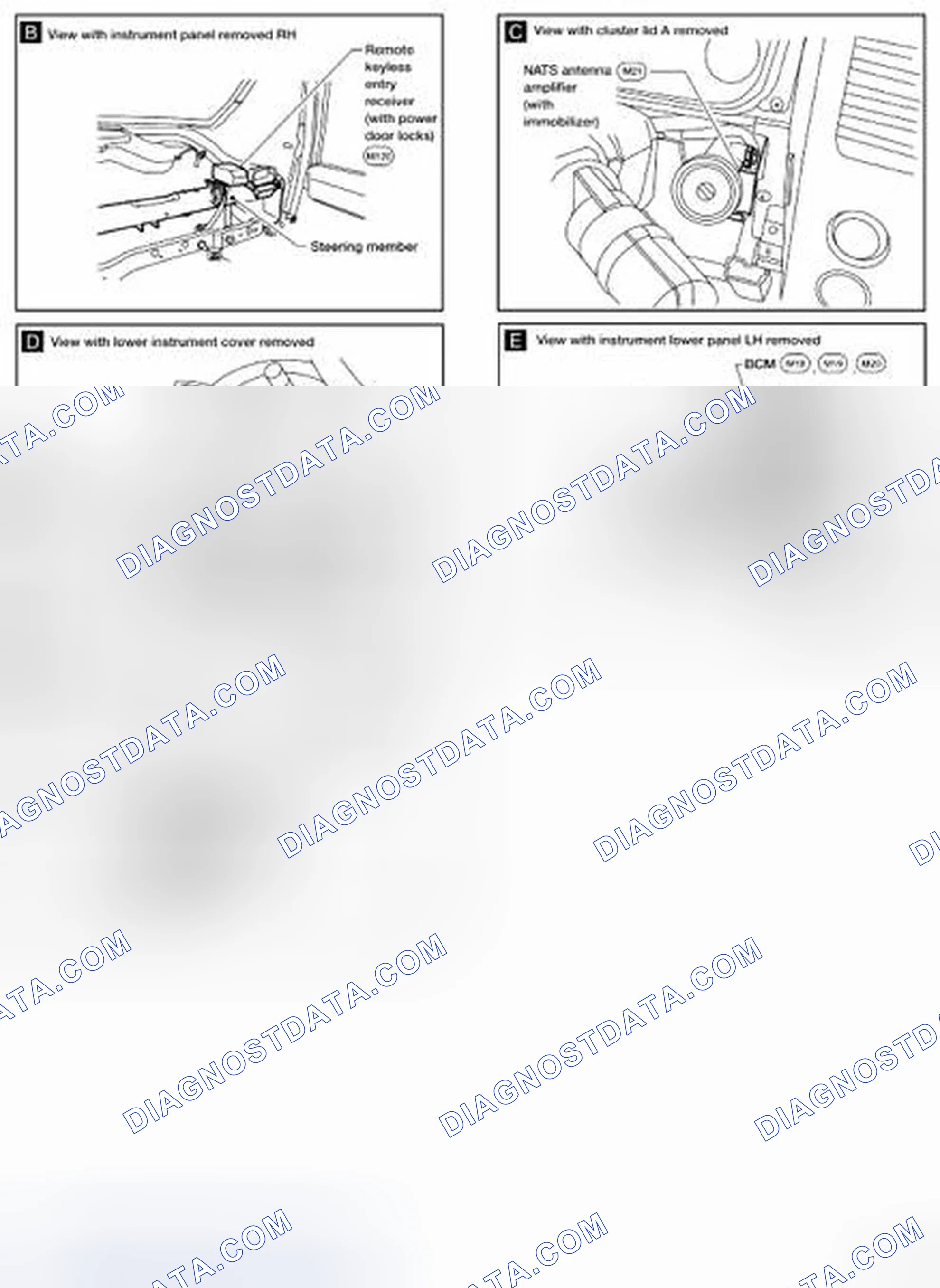 Scheme 35: Identifying Passenger Compartment Electrical Units Location (2 Of 2)