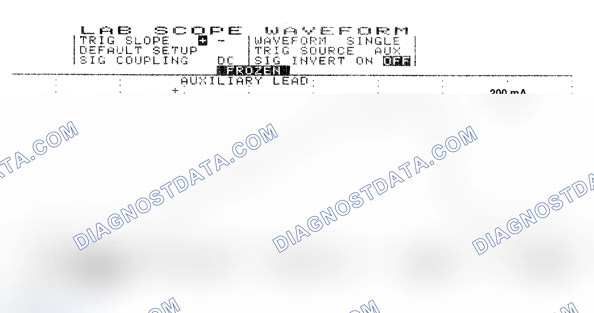 Scheme 13: Single Injector w/Normal Current Flow - Current Pattern