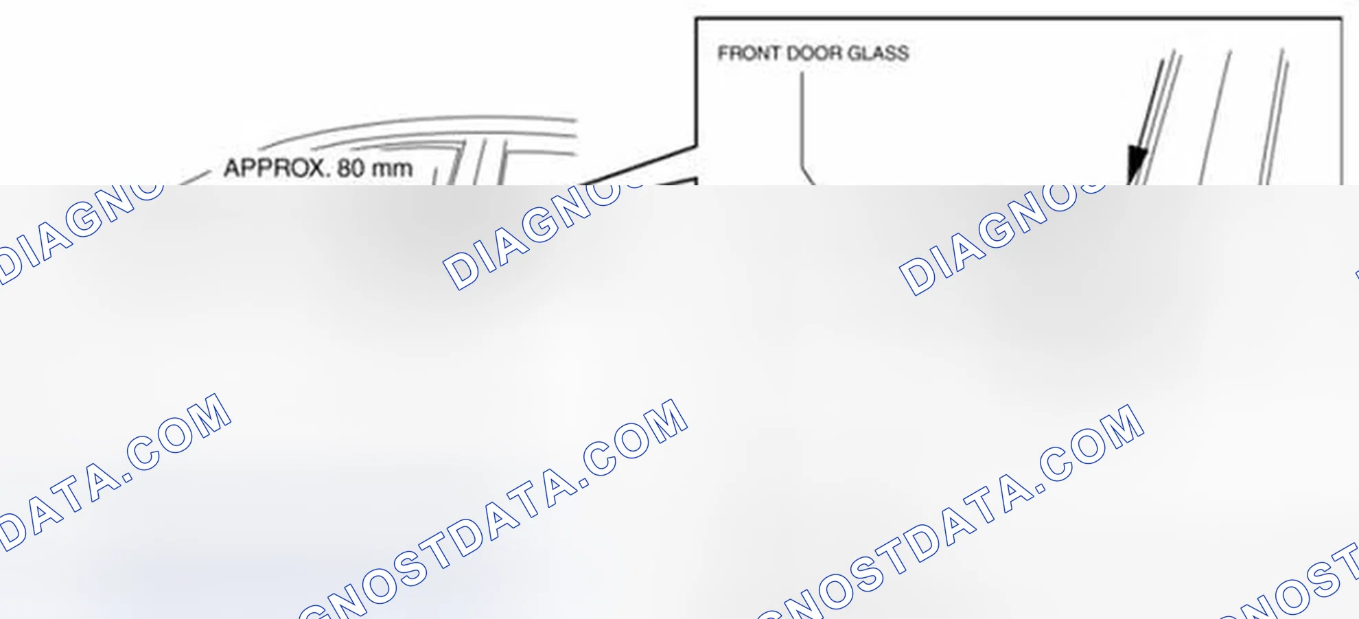 Scheme 73: FRONT DOOR KEY CYLINDER REMOVAL/INSTALLATION