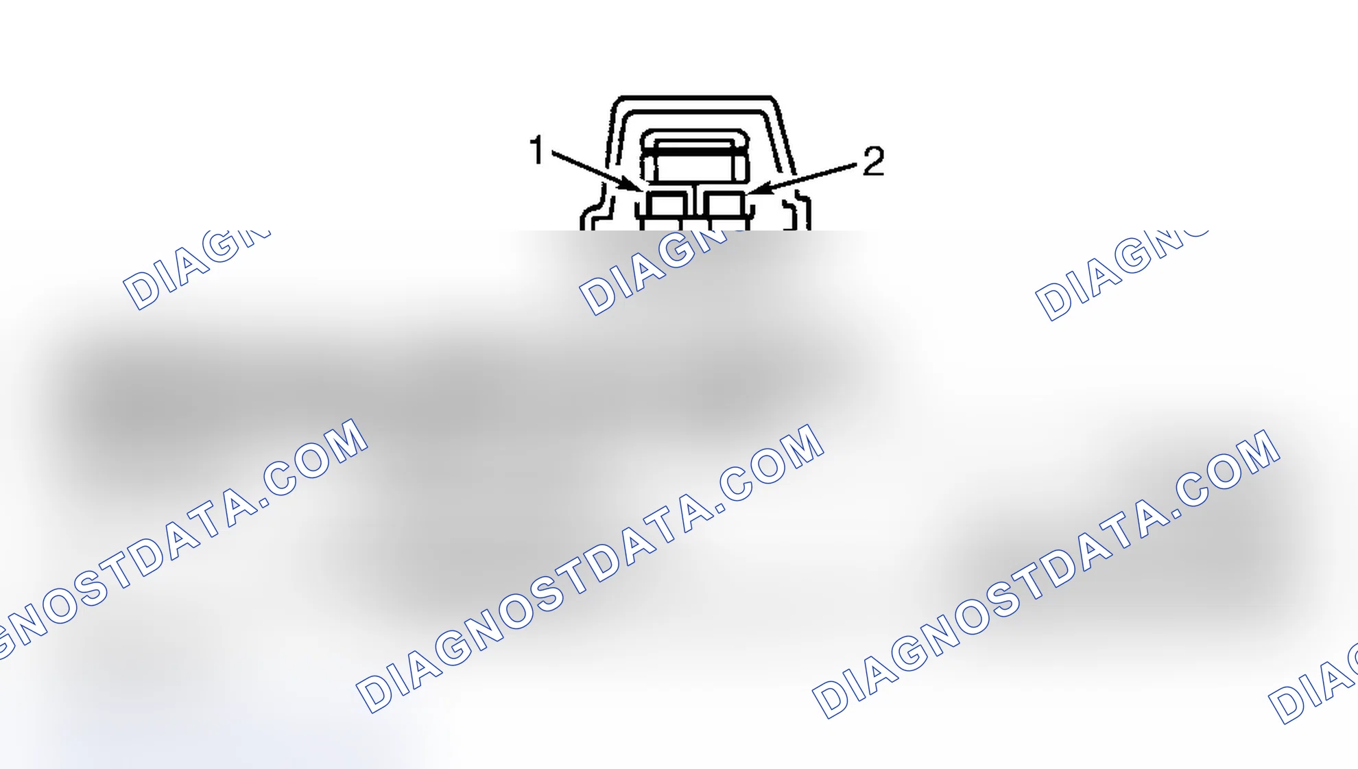 Scheme 91: IGNITION COIL CONNECTOR END VIEW (3.9L, 5.2L & 5.9L)