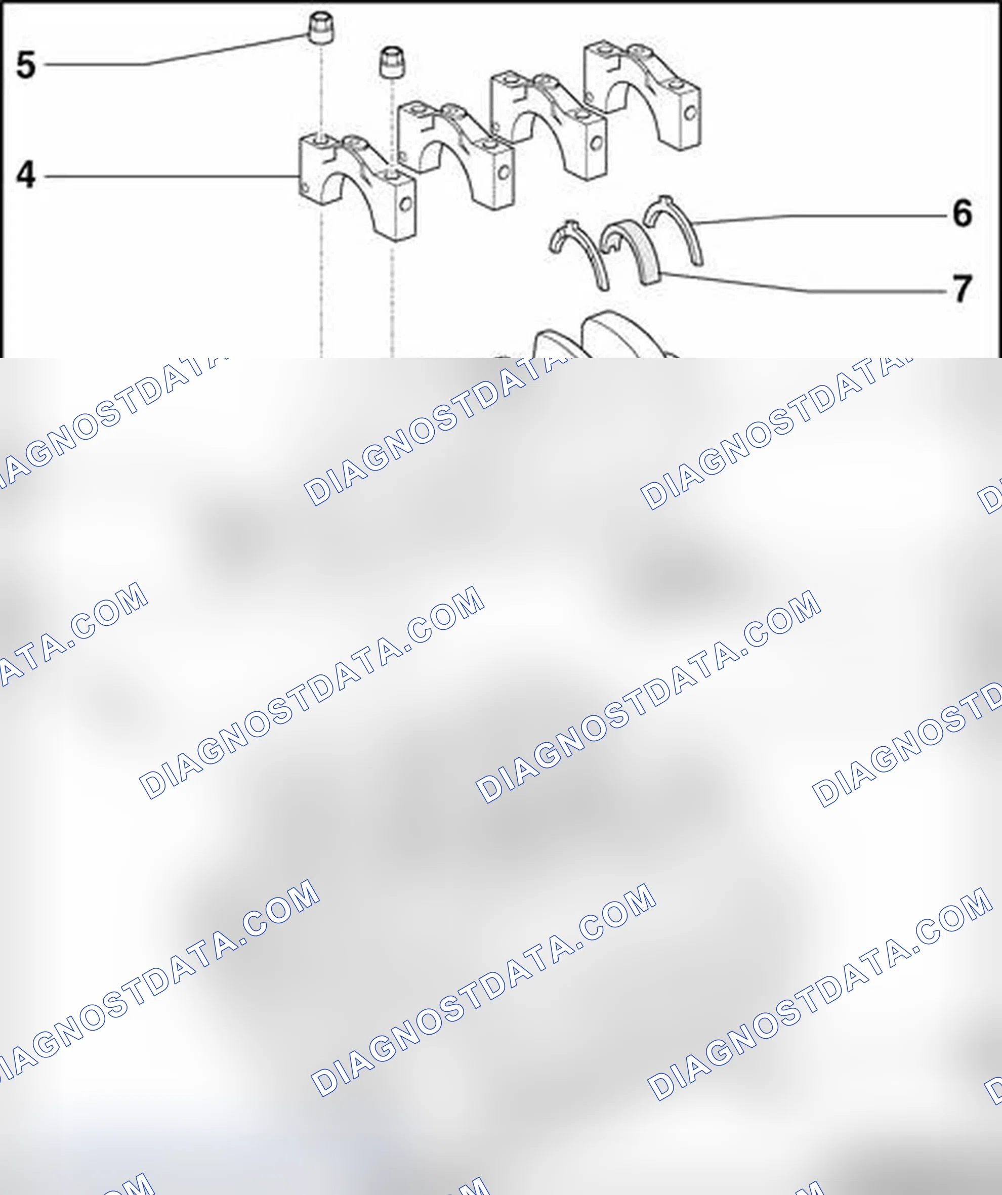 Scheme 237: Crankshaft, removing and installing