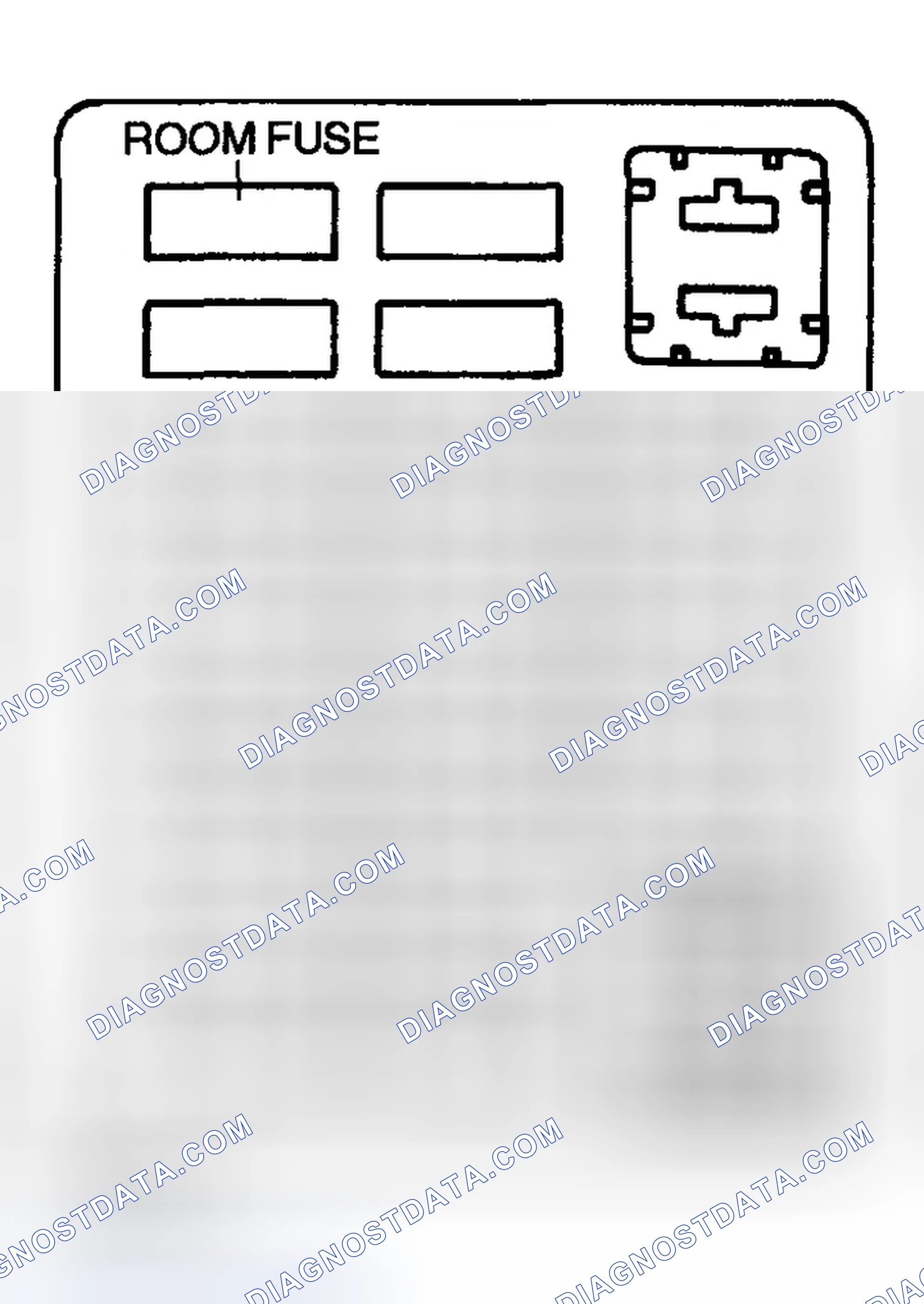 Scheme 1: ROOM FUSE INSTALLATION
