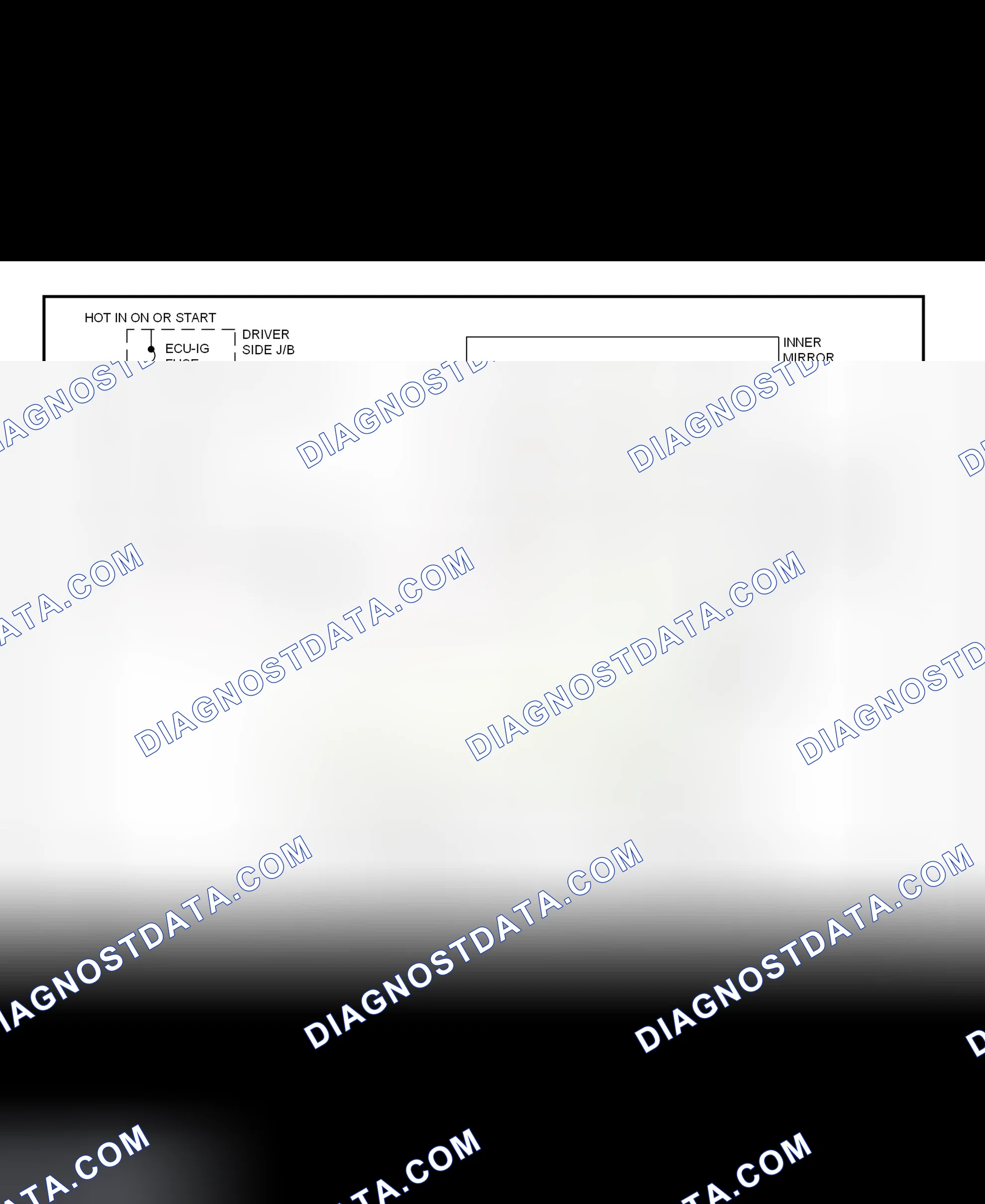 Scheme 15: Power Mirror Schematic (GS300 & GS400 - Auto Day/Night Mirrors)
