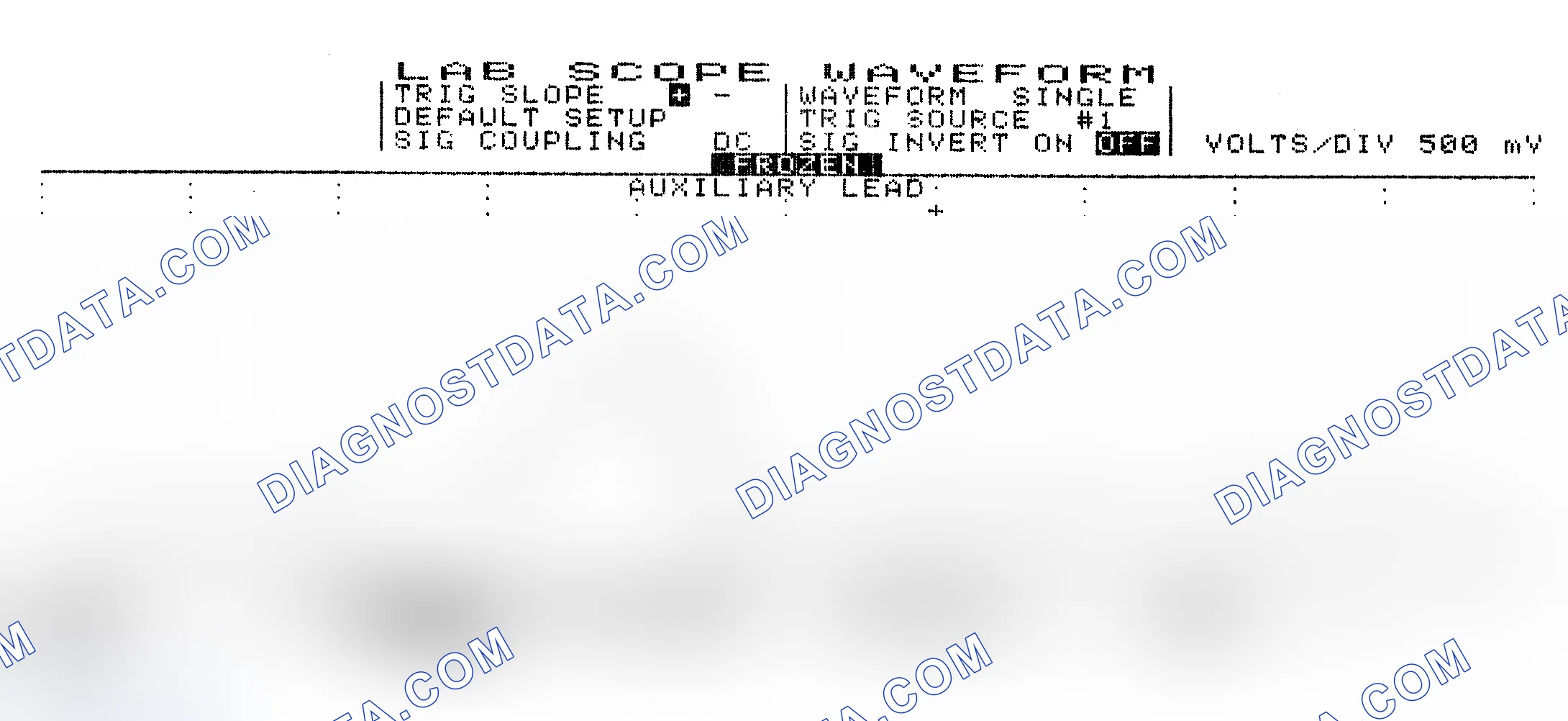 Scheme 10: Single Injector w/Excessive Current Flow - Current Pattern