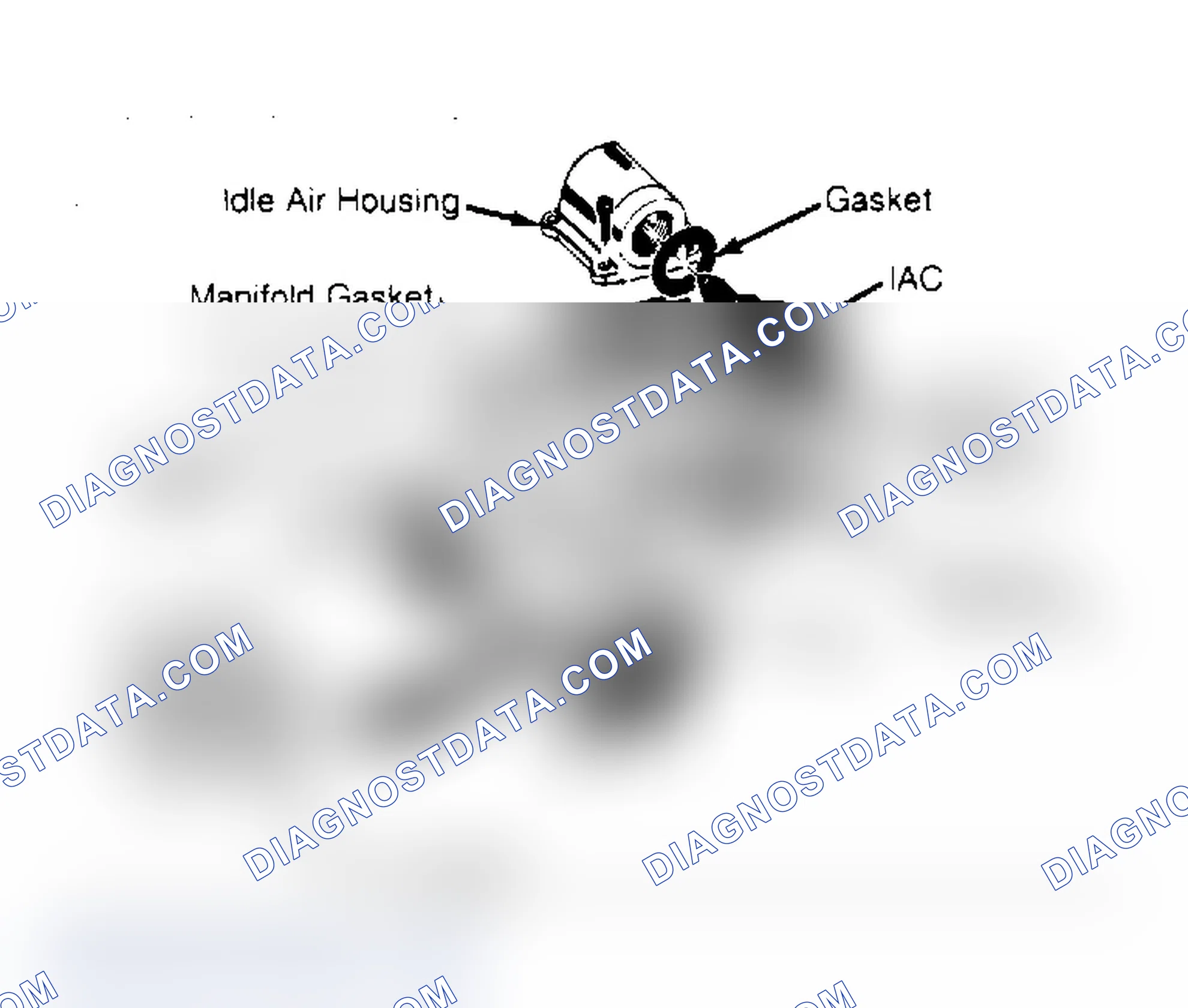 Scheme 6: Exploded View of Typical Throttle Body