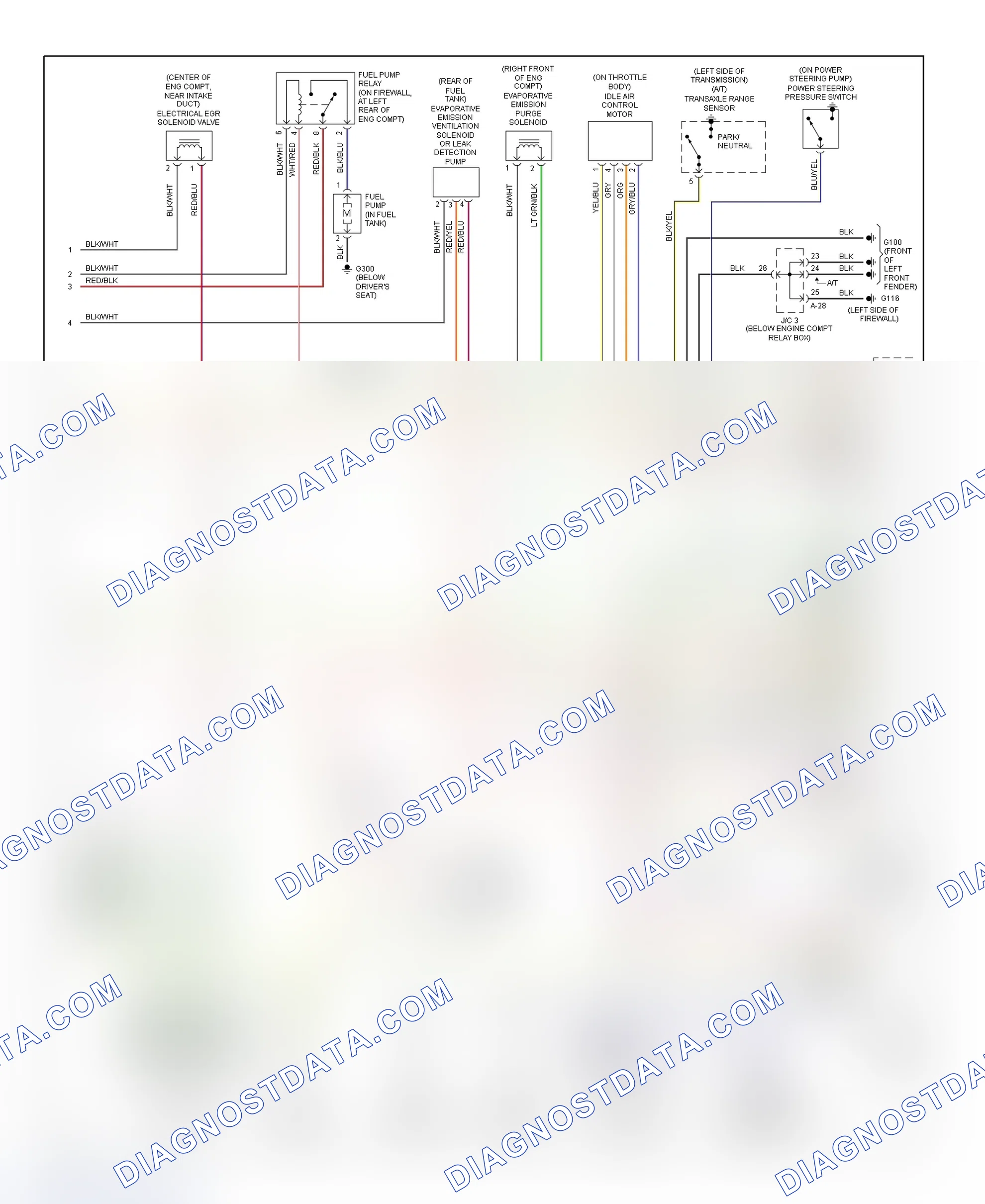 Scheme 3: PCM Wiring Diagram (Avenger & Sebring Coupe - 2.0L - 3 Of 3)