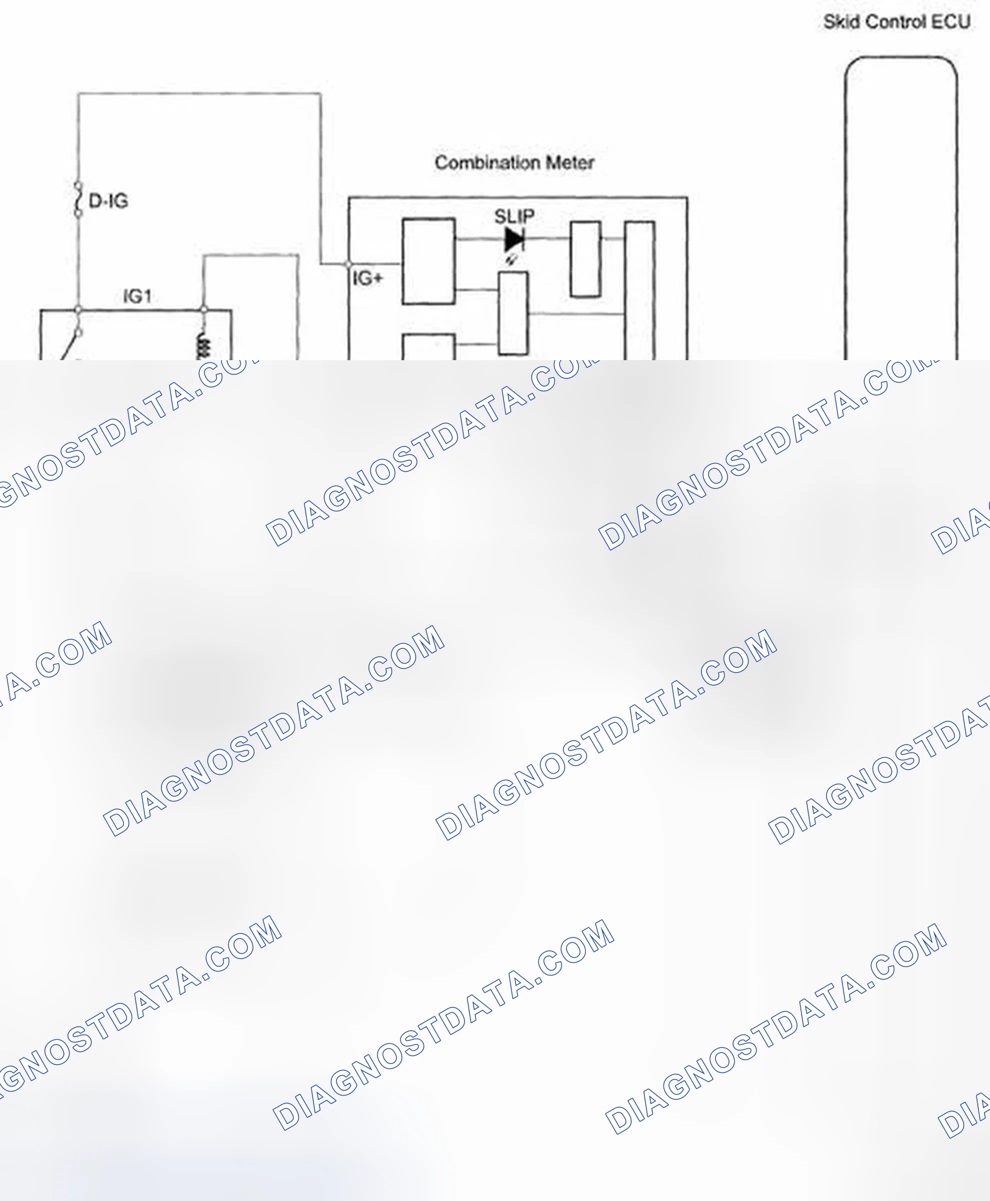 Scheme 73: Slip Indicator Light Circuit - Wiring Diagram
