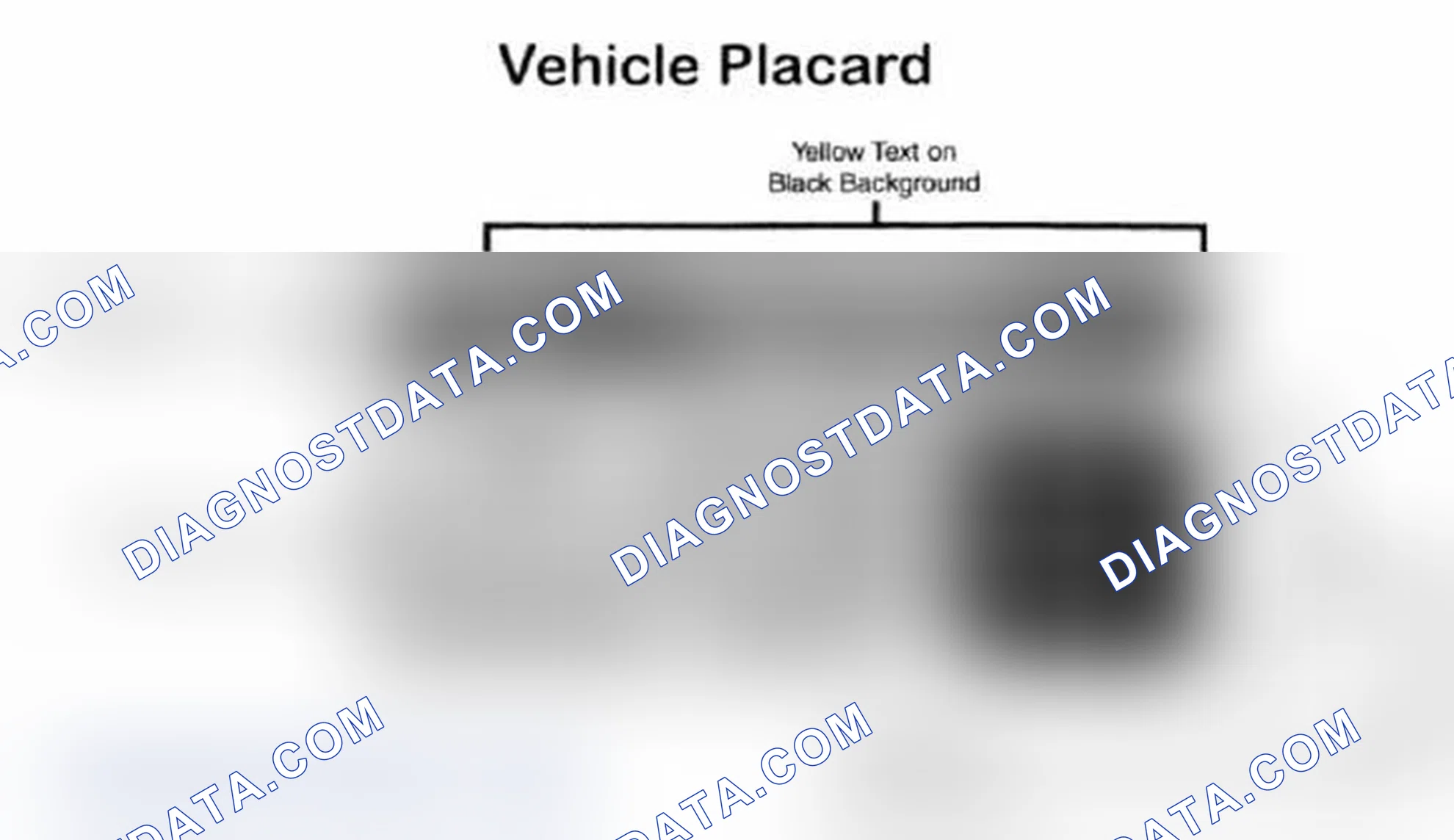 Scheme 28: Vehicle Tire Placard - Typical