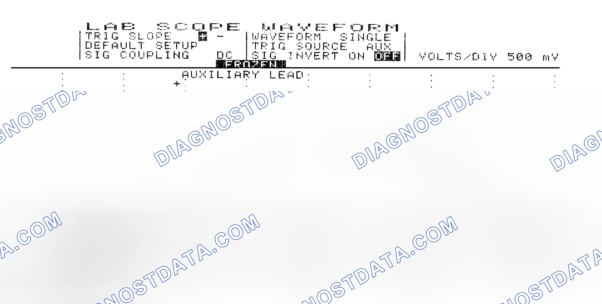 Scheme 14: Single Injector w/Excessive Current Flow - Current Pattern