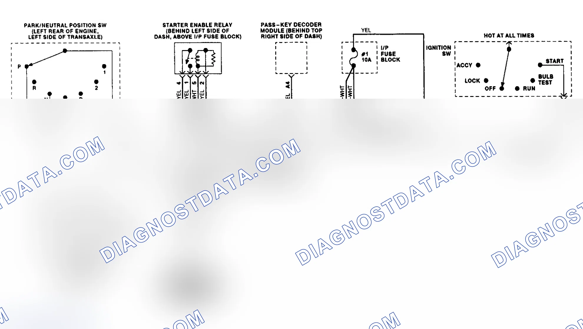Scheme 27: Starter System Schematic (LeSabre & Park Avenue)