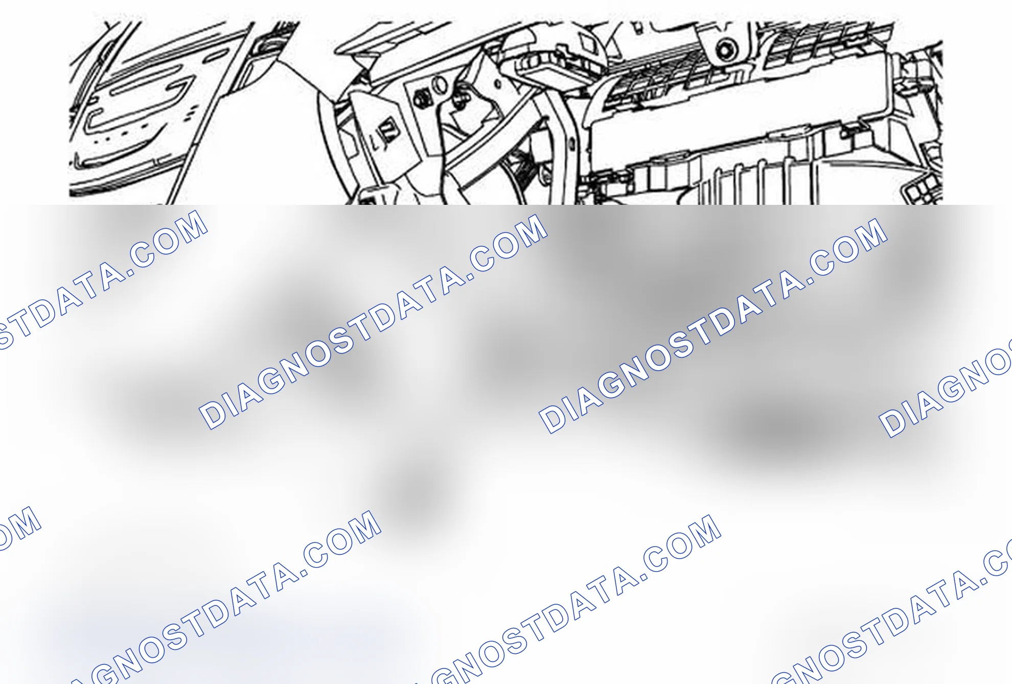 Scheme 101: Duct Air Temperature Sensor Replacement - Lower Right Side