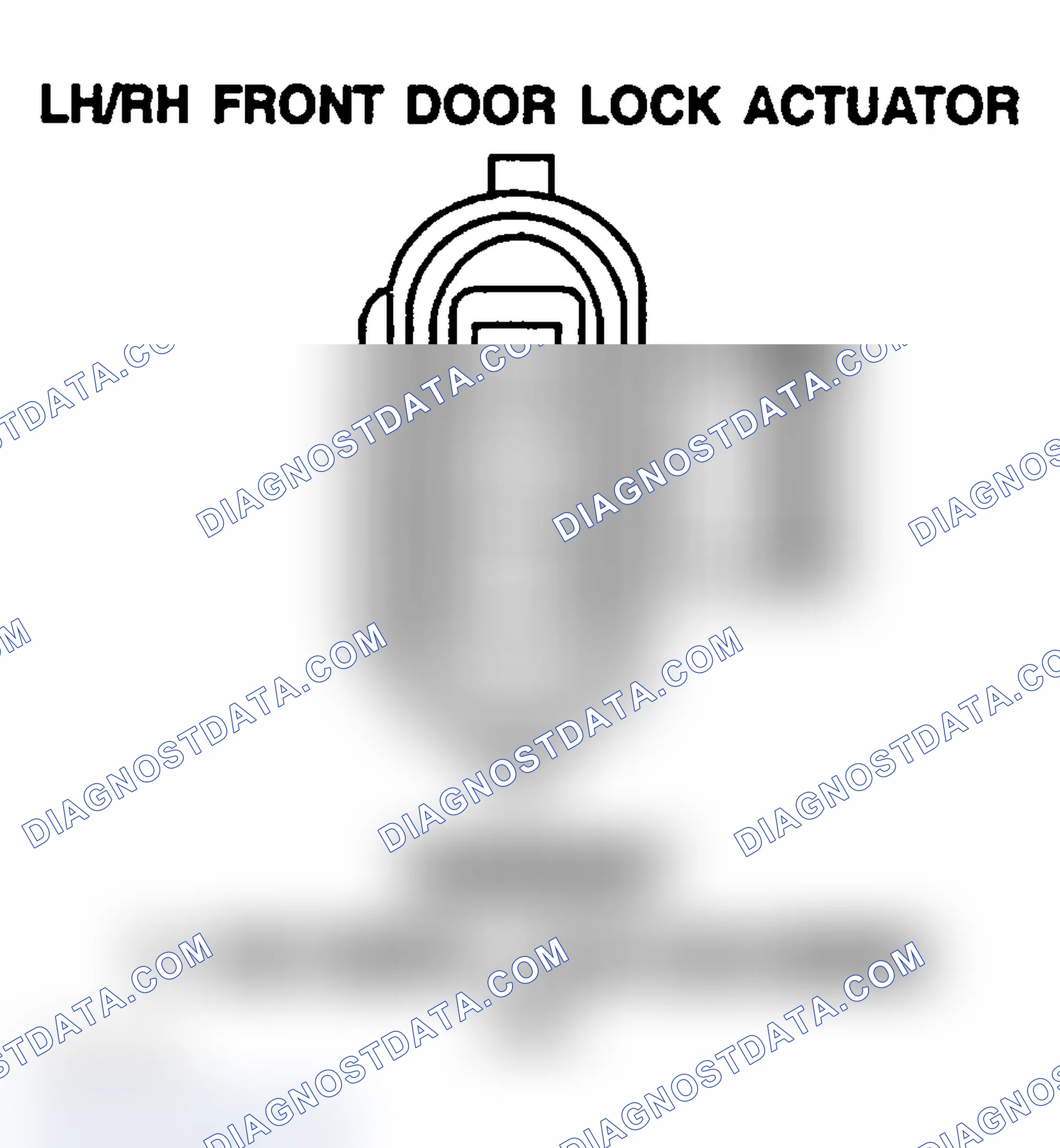 Scheme 184: DOOR LOCK ACTUATOR (FRONT) - LEFT & RIGHT-HAND