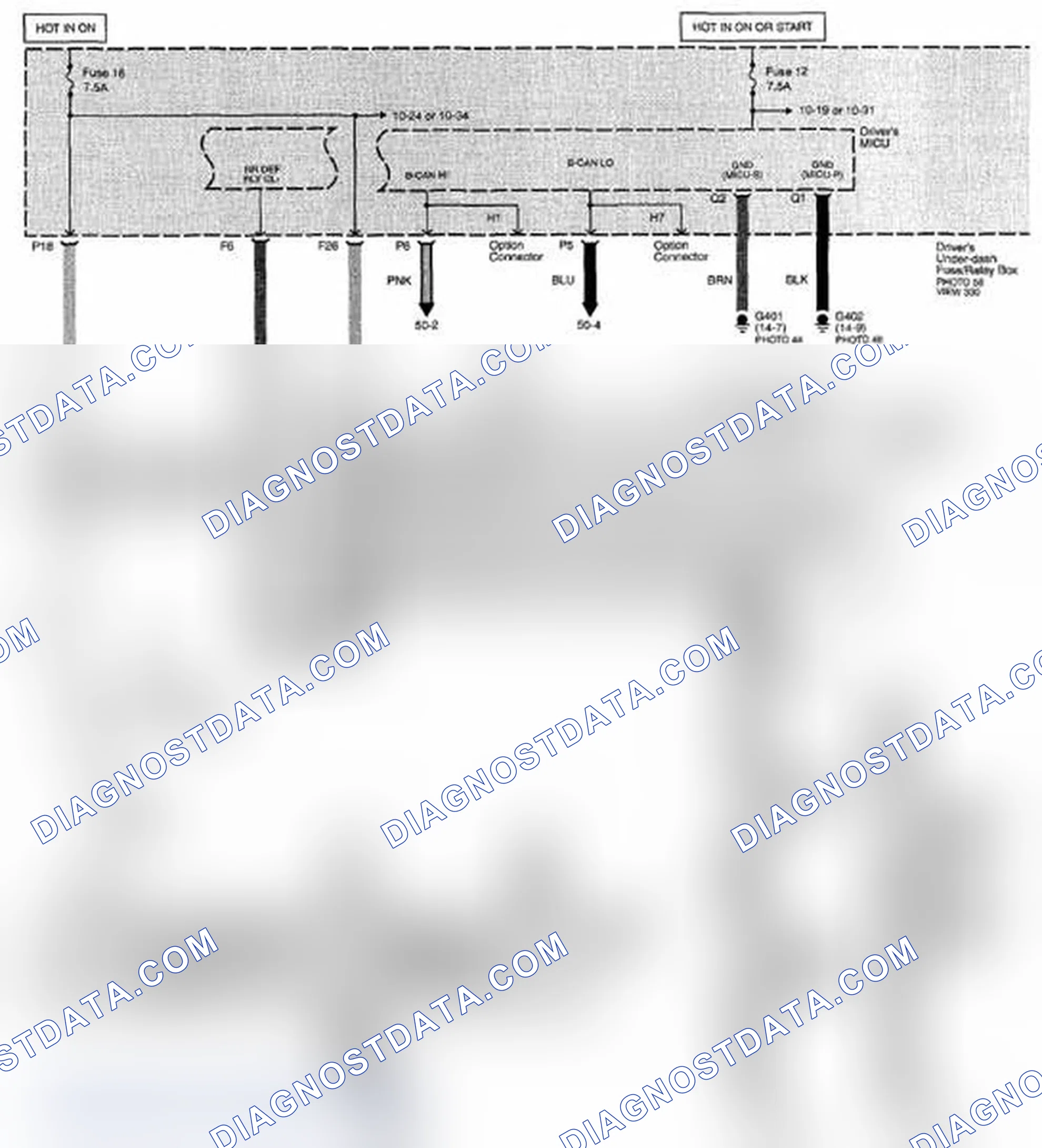 Scheme 310: Rear Window/Power Mirror Defoggers Circuit Diagram (Page 64)