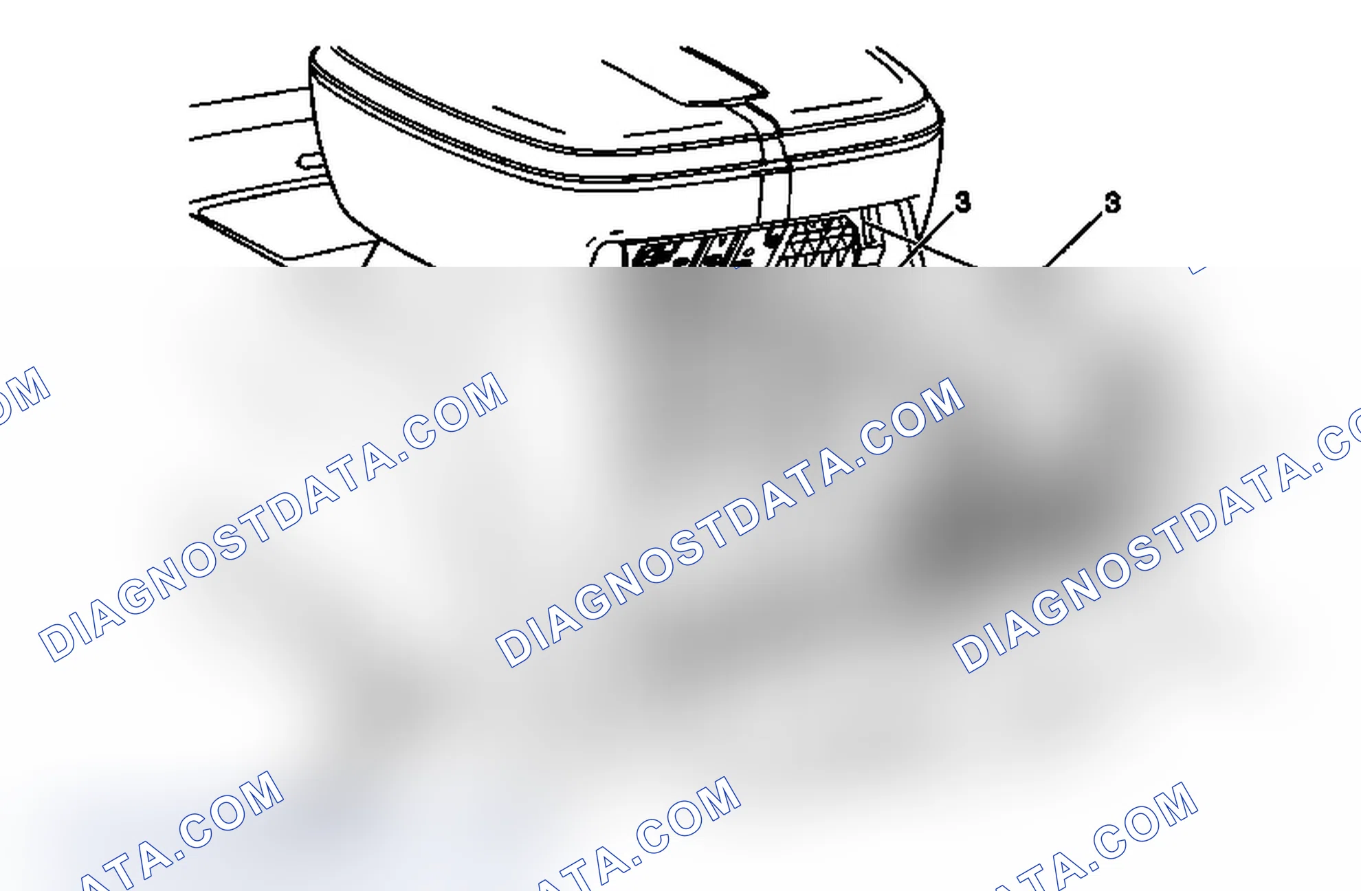 Scheme 169: Front Floor Console Compartment Bezel Replacement (Cadillac)