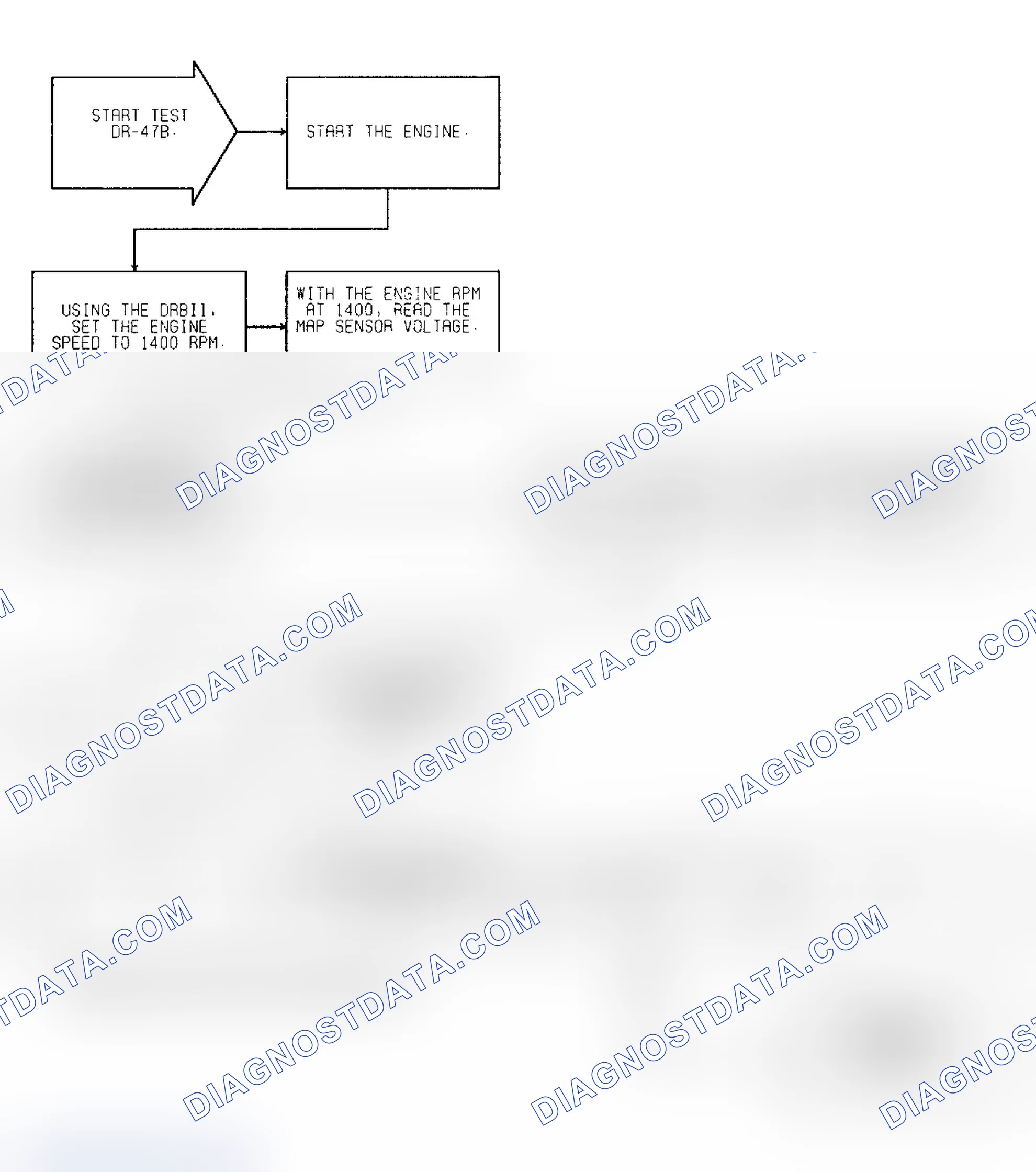 Scheme 235: Test DR-47B Intermittent Test for MAP Sensor Signal Change