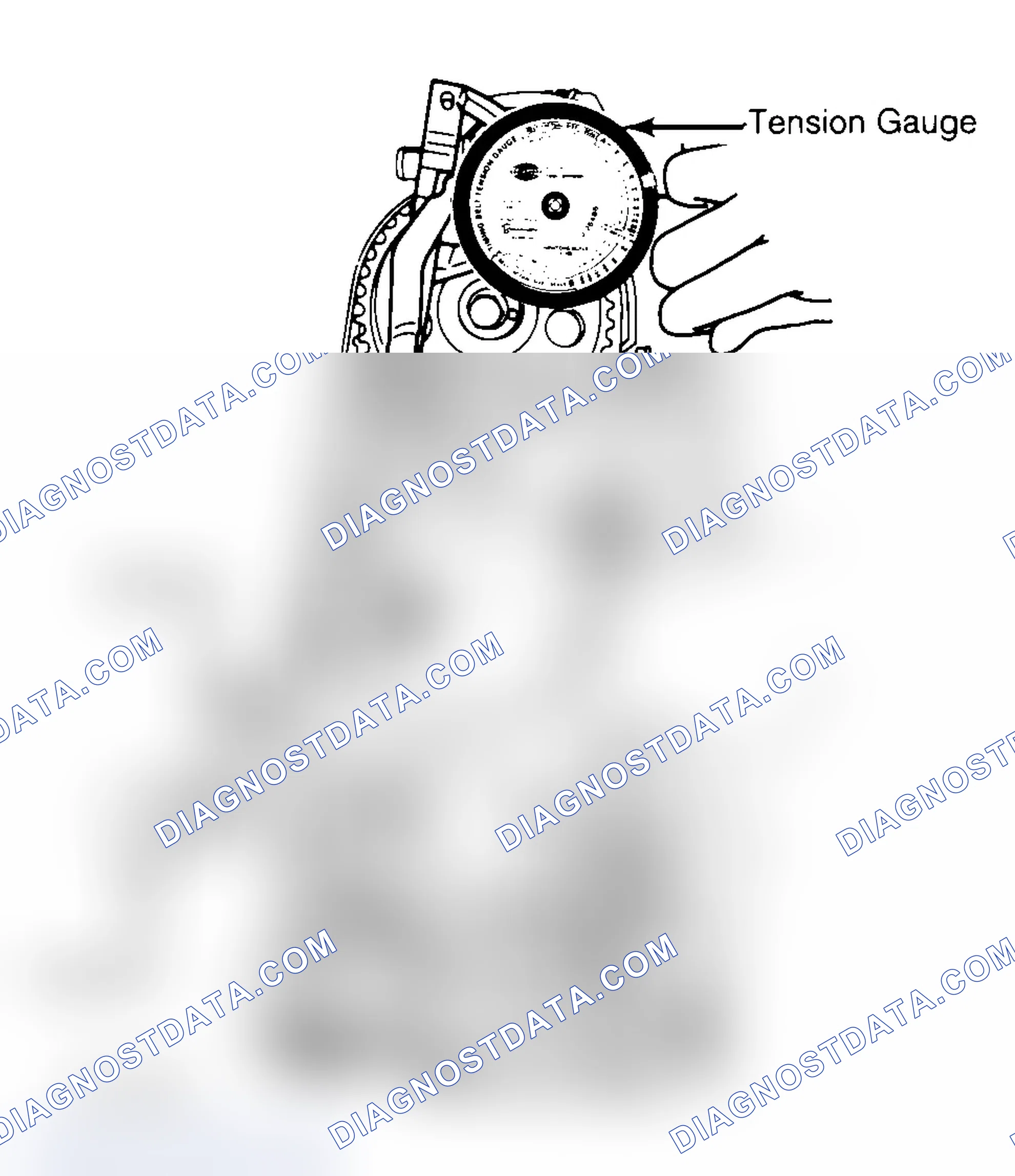 Scheme 28: Adjusting Typical Timing Belt Tension