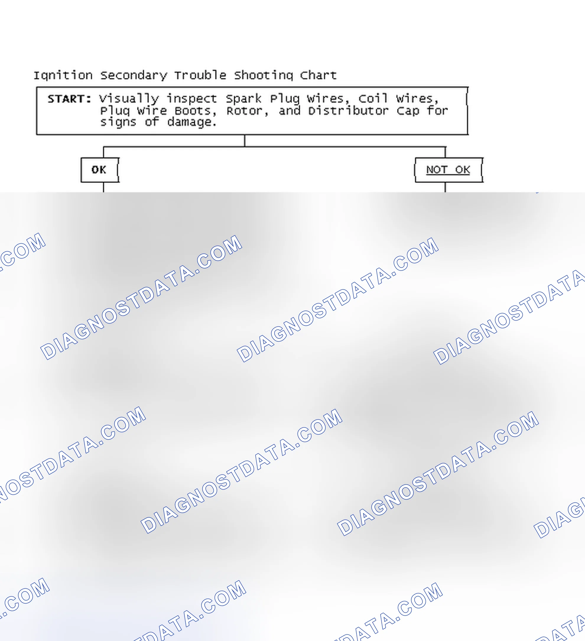 Scheme 1: Ignition Secondary Trouble Shooting Chart