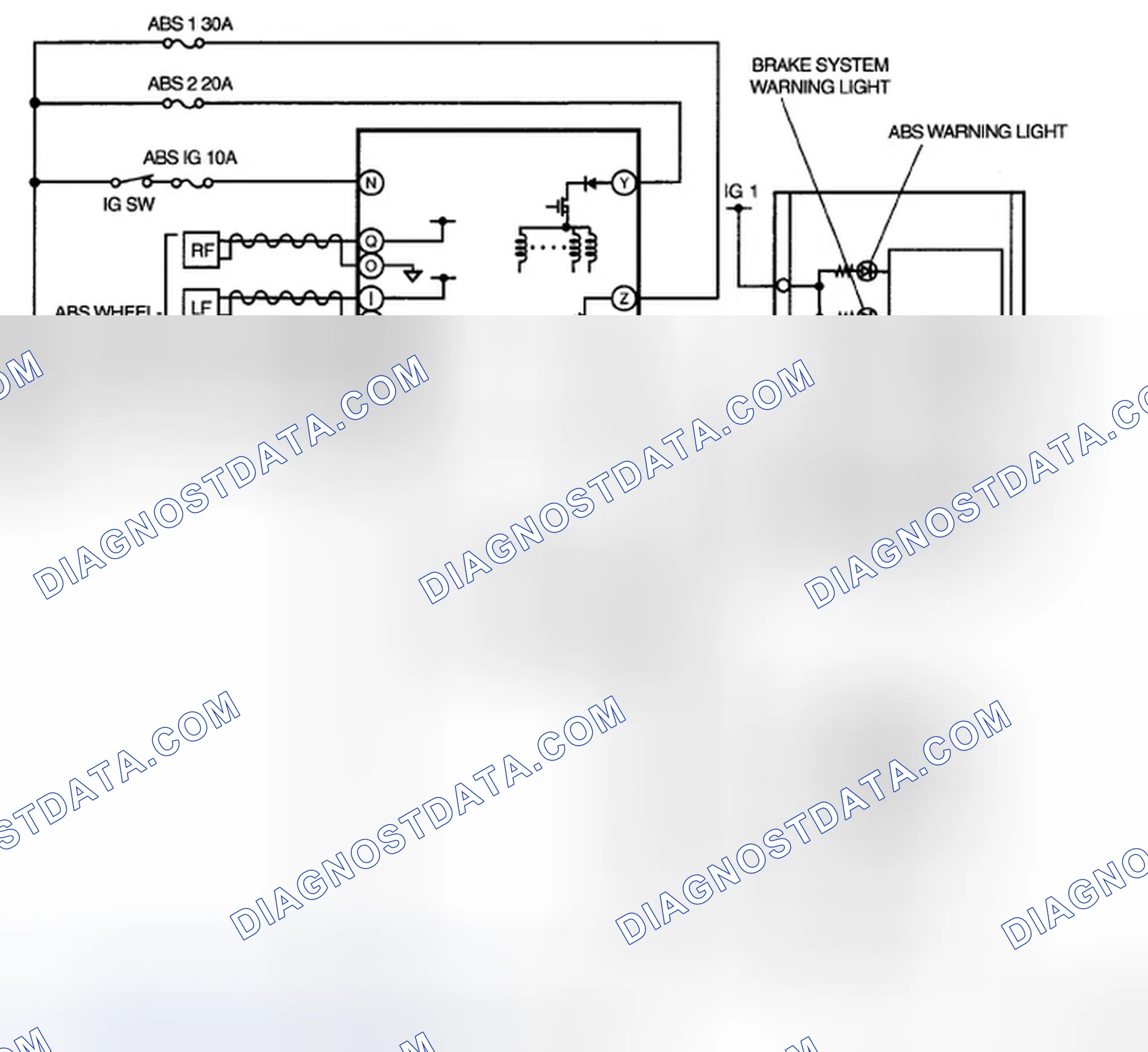 Scheme 57: SYSTEM WIRING DIAGRAM [ABS]