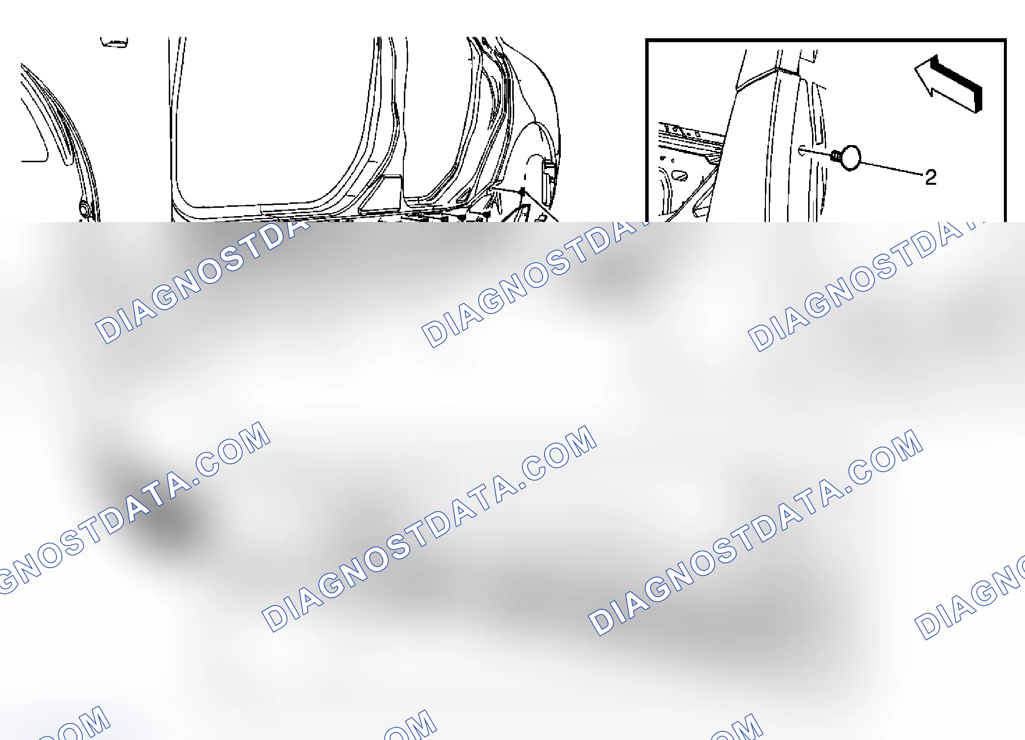 Scheme 23: Rocker Panel Molding Replacement (Sedan)