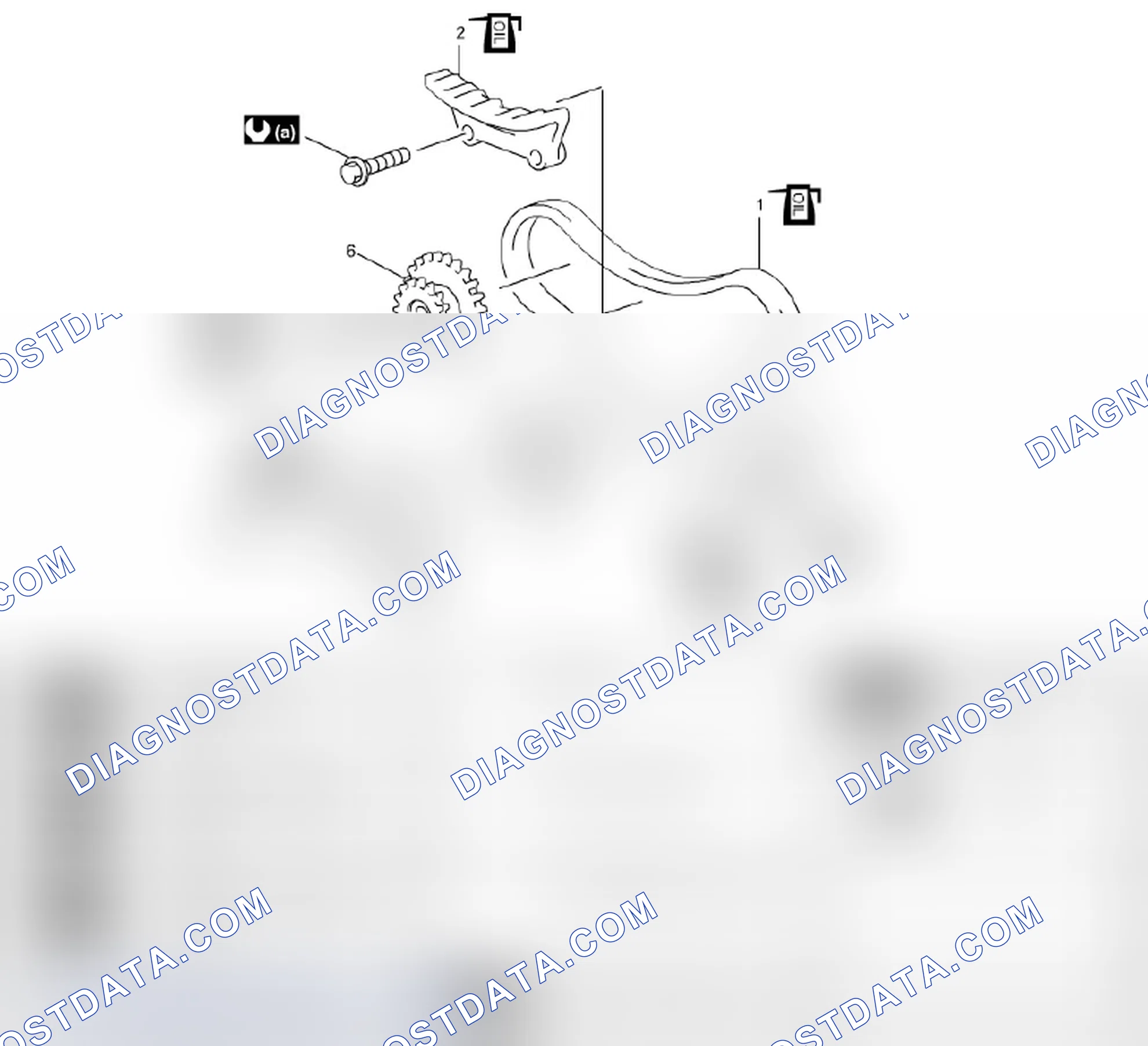 Scheme 356: 1st Timing Chain and Timing Chain Tensioner Adjuster No. 2 Components