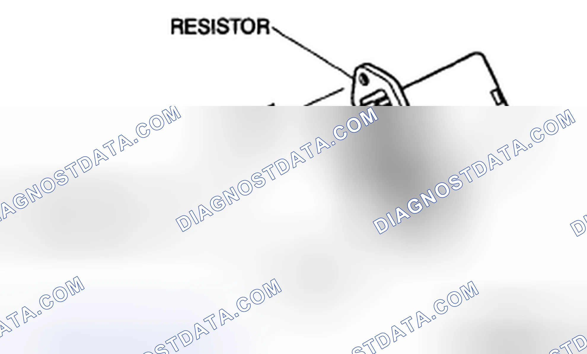 Scheme 37: RESISTOR REMOVAL/INSTALLATION [MANUAL AIR CONDITIONER]