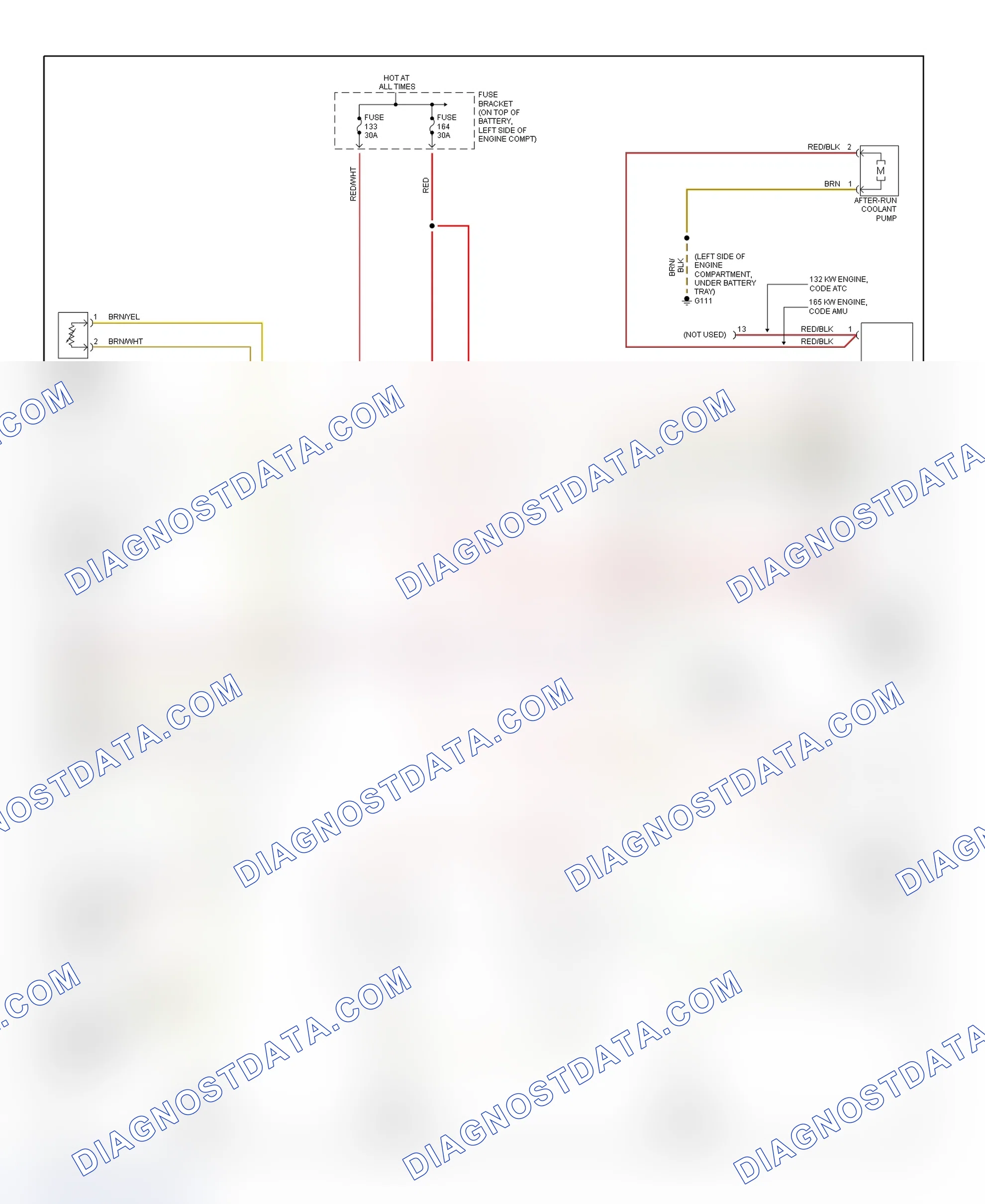 Fig. 10: Automatic A/C-Heater System Wiring Diagram (2000-01 TT - 2 Of 2)