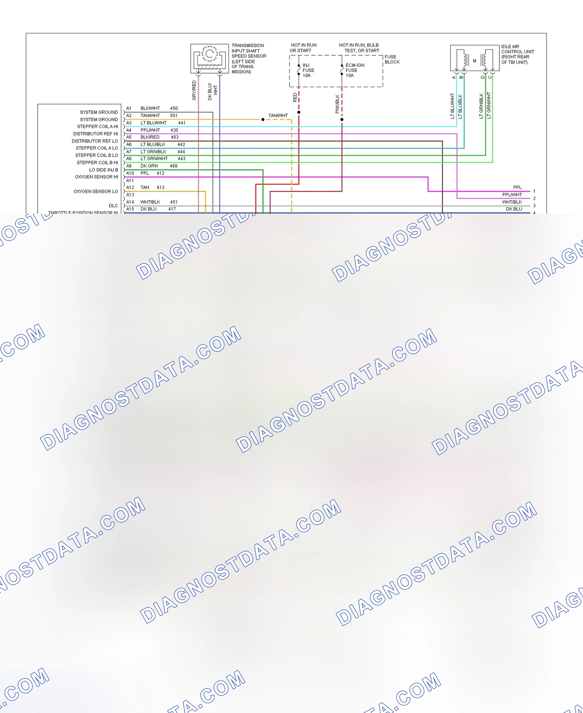 Scheme 22: Wiring Diagram (Pickup, Sierra & Suburban - 7.4L With A/T - 1 Of 3)